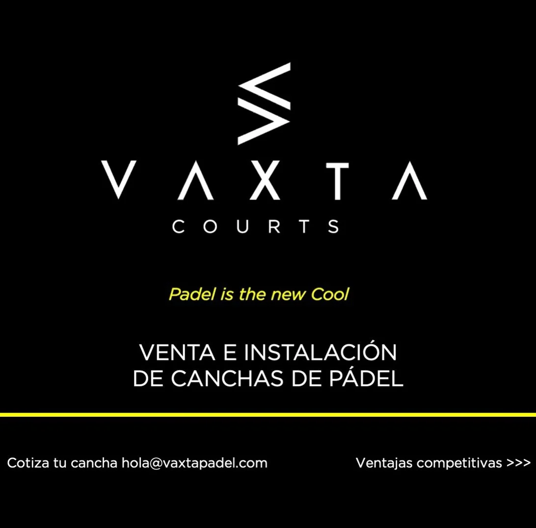 En Vaxta Padel somos expertos y apasionados del p&aacute;del. Vendemos e instalamos canchas de alta calidad, con garant&iacute;a por escrito y muchas ventajas competitivas.

Nuestras canchas son bonitas, s&oacute;lidas y de alta resistencia y duraci&