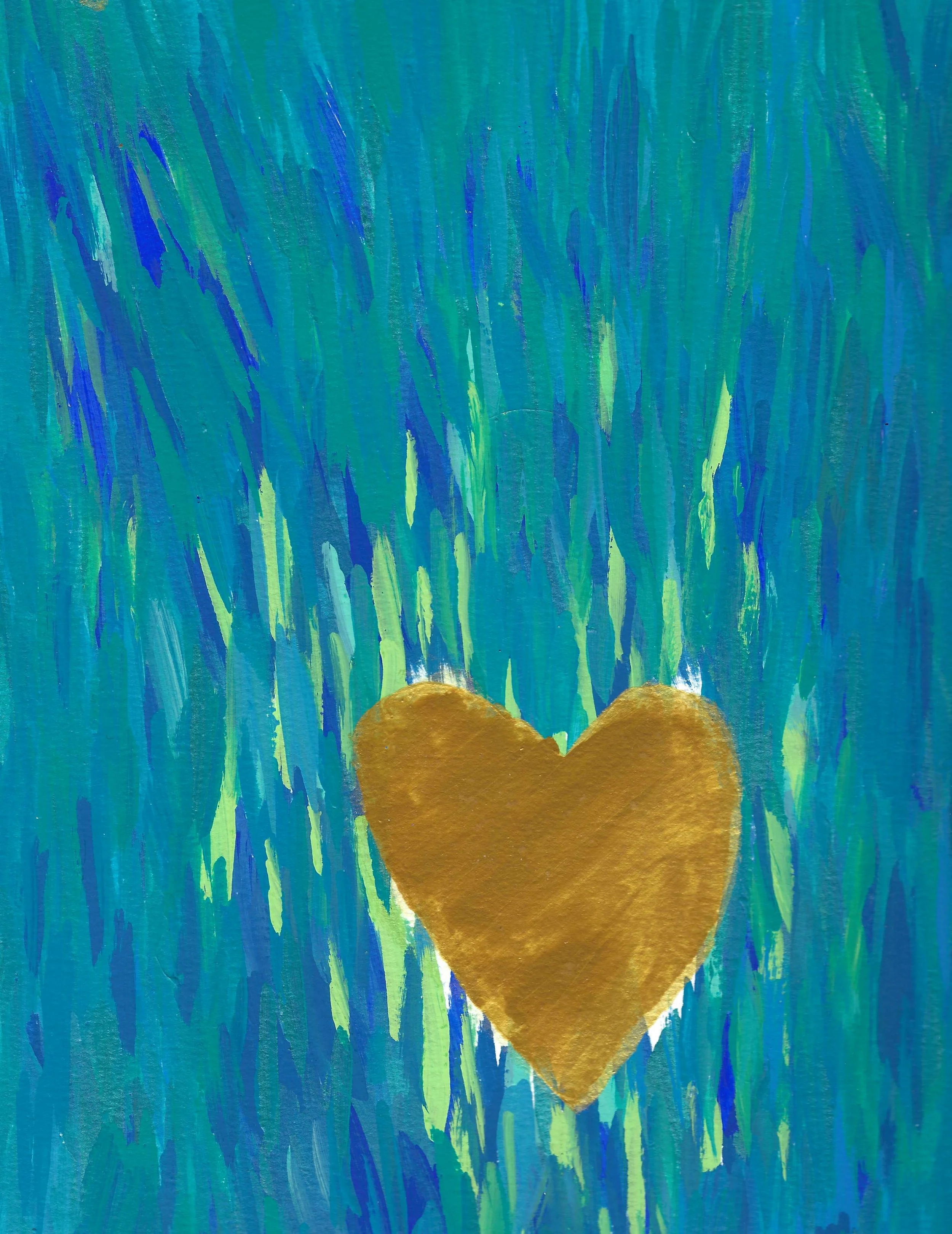 Gold Heart 2018 (Paint To 1.5 Paper 9x12 Inches).jpg