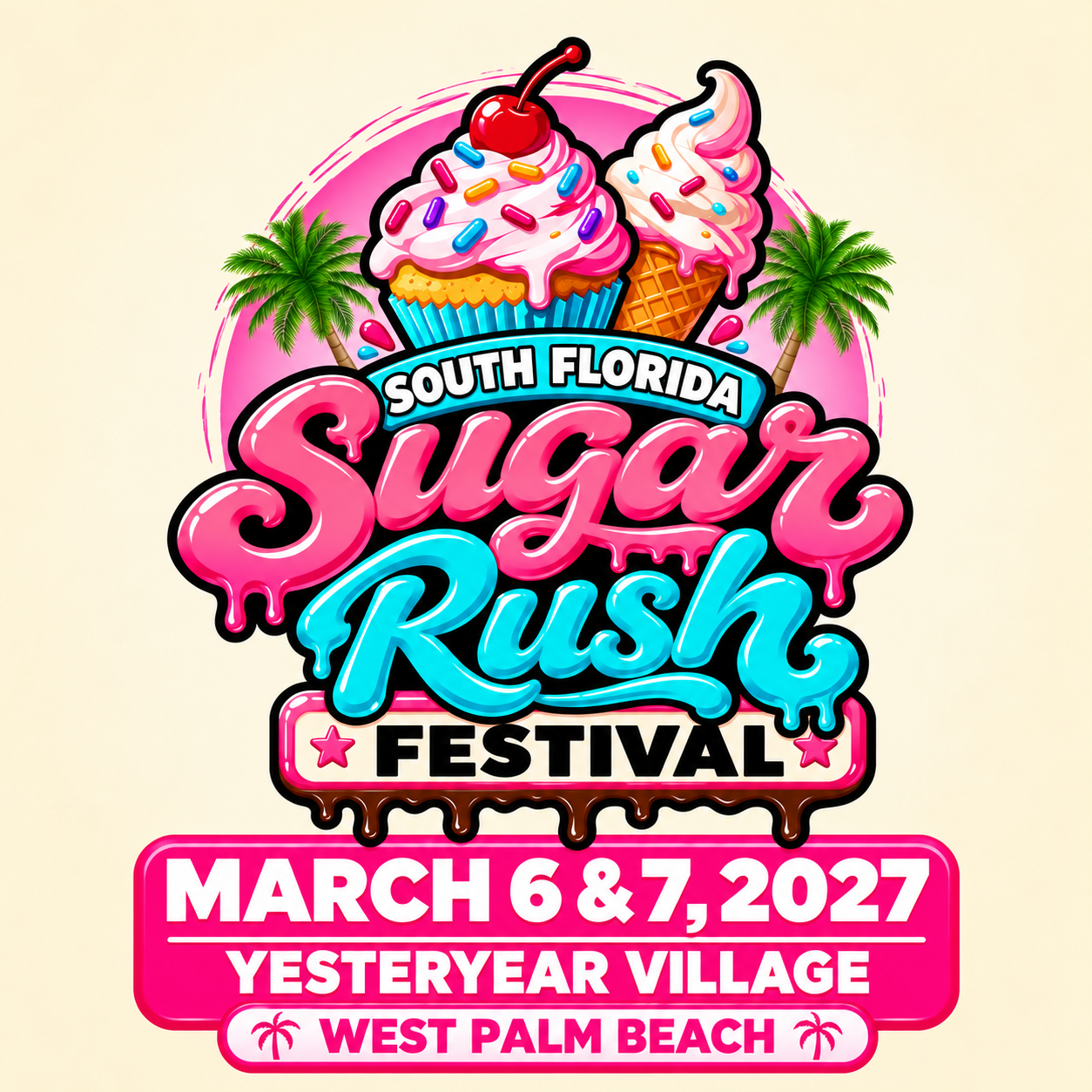 South Florida Sugar Rush Festival at Yesteryear Village, West Palm Beach