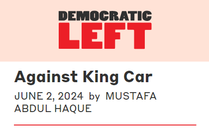 Against King Car Published by the Democratic Left