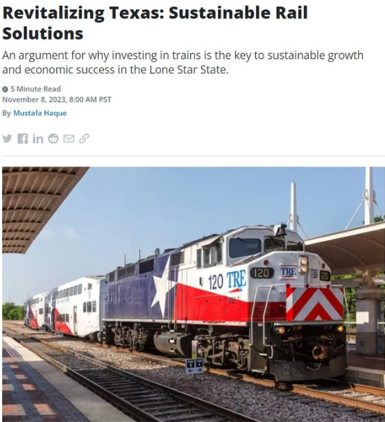 Texas Sustainable Rail