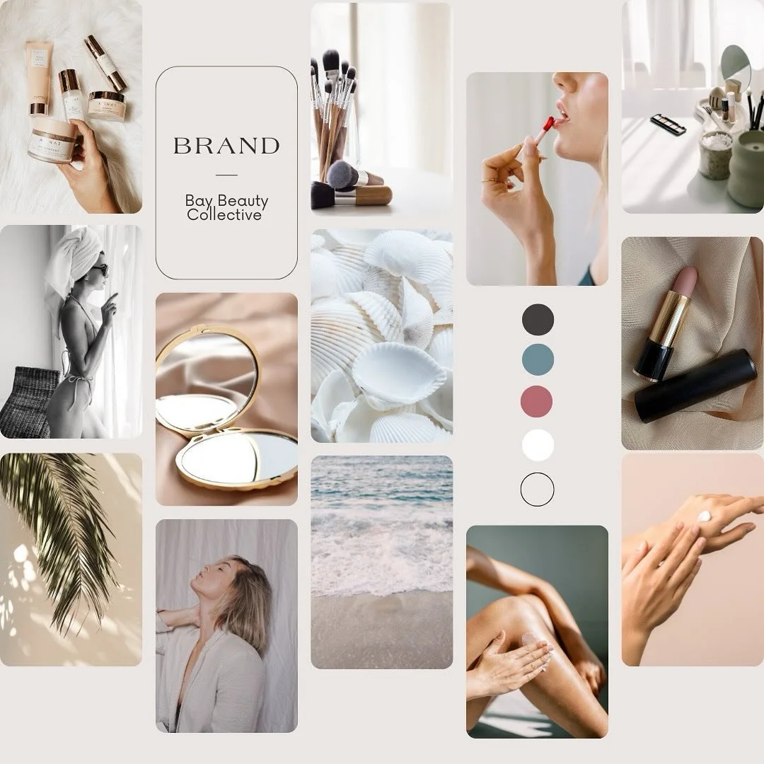 The mood board that reflects everything Bay Beauty is about. Effortless and beautiful