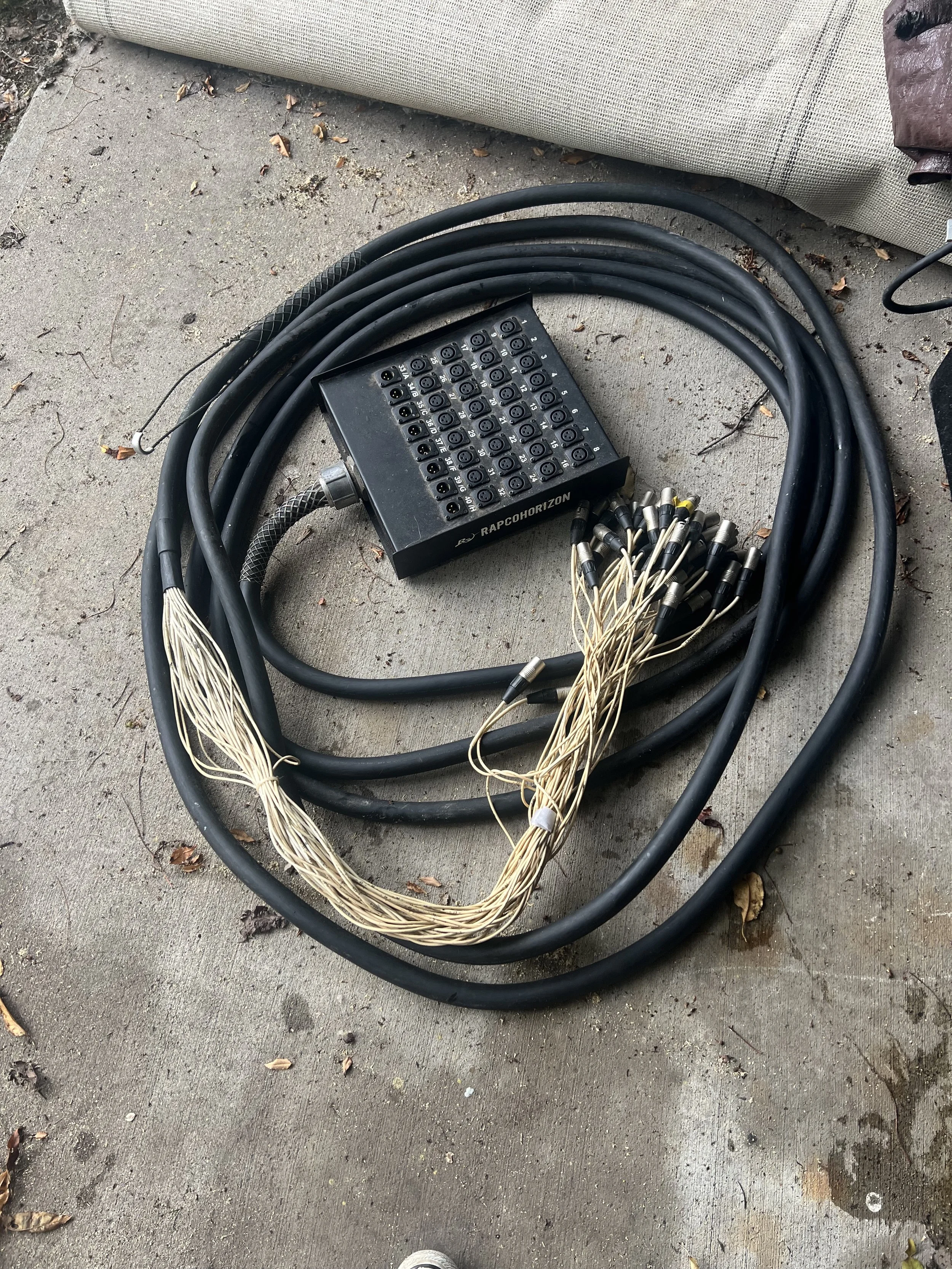 50 Foot 32 Channel Analog Snake with 8 XLR Returns $100