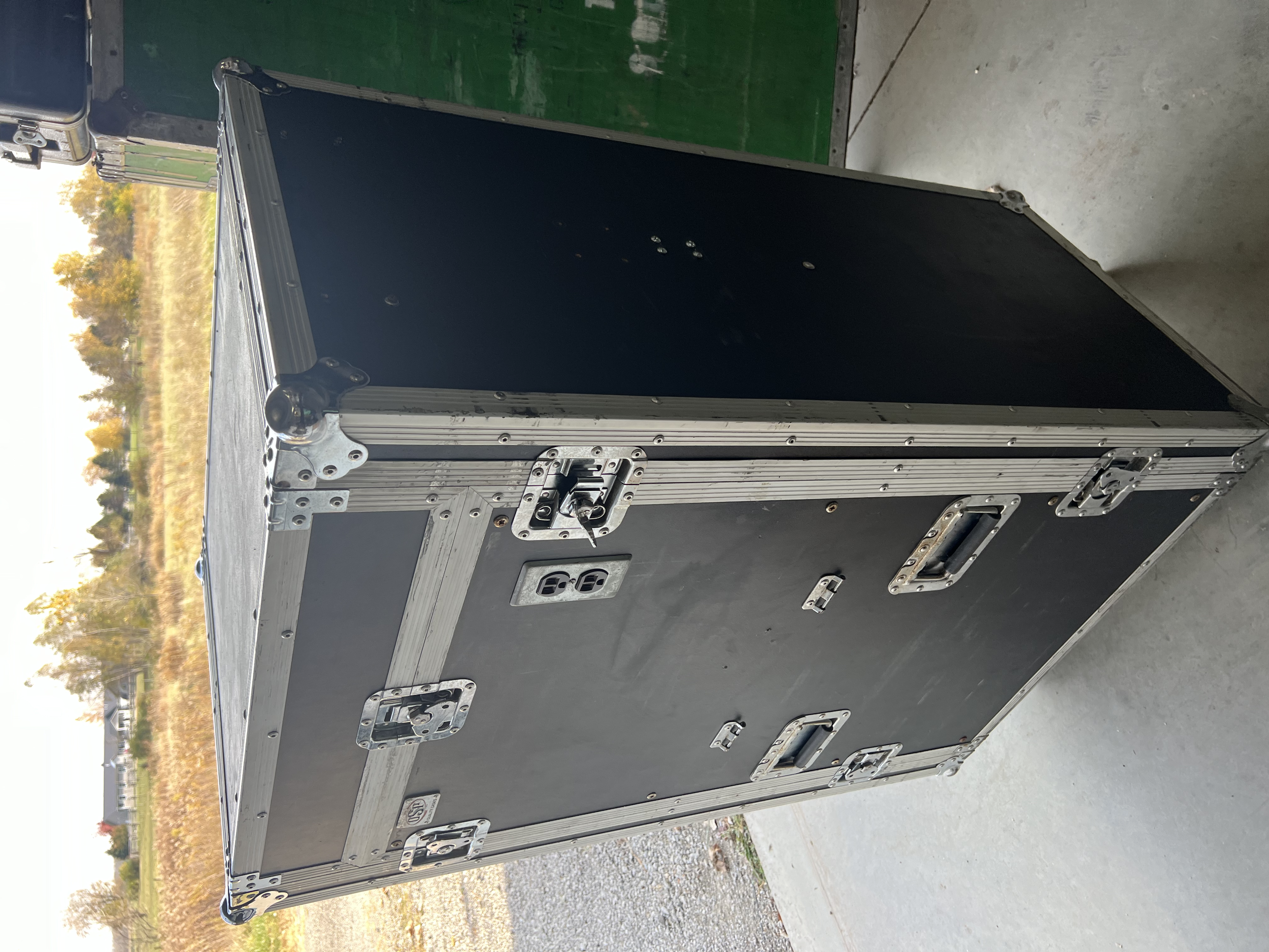 TALL RACK WITH TABLE $350-SOLD!