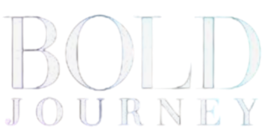 Text reads 'BOLD JOURNEY' in capital letters with a stylized, gradient effect.