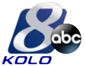 Logo of KOLO8 News with the ABC logo overlapping.