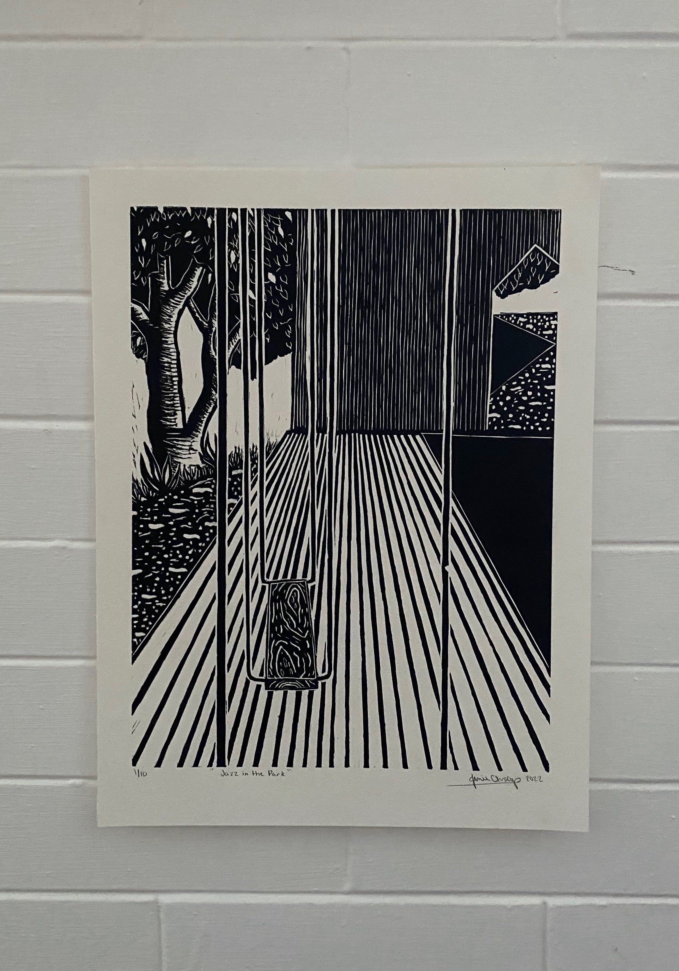 Jazz in the Park 11x14
