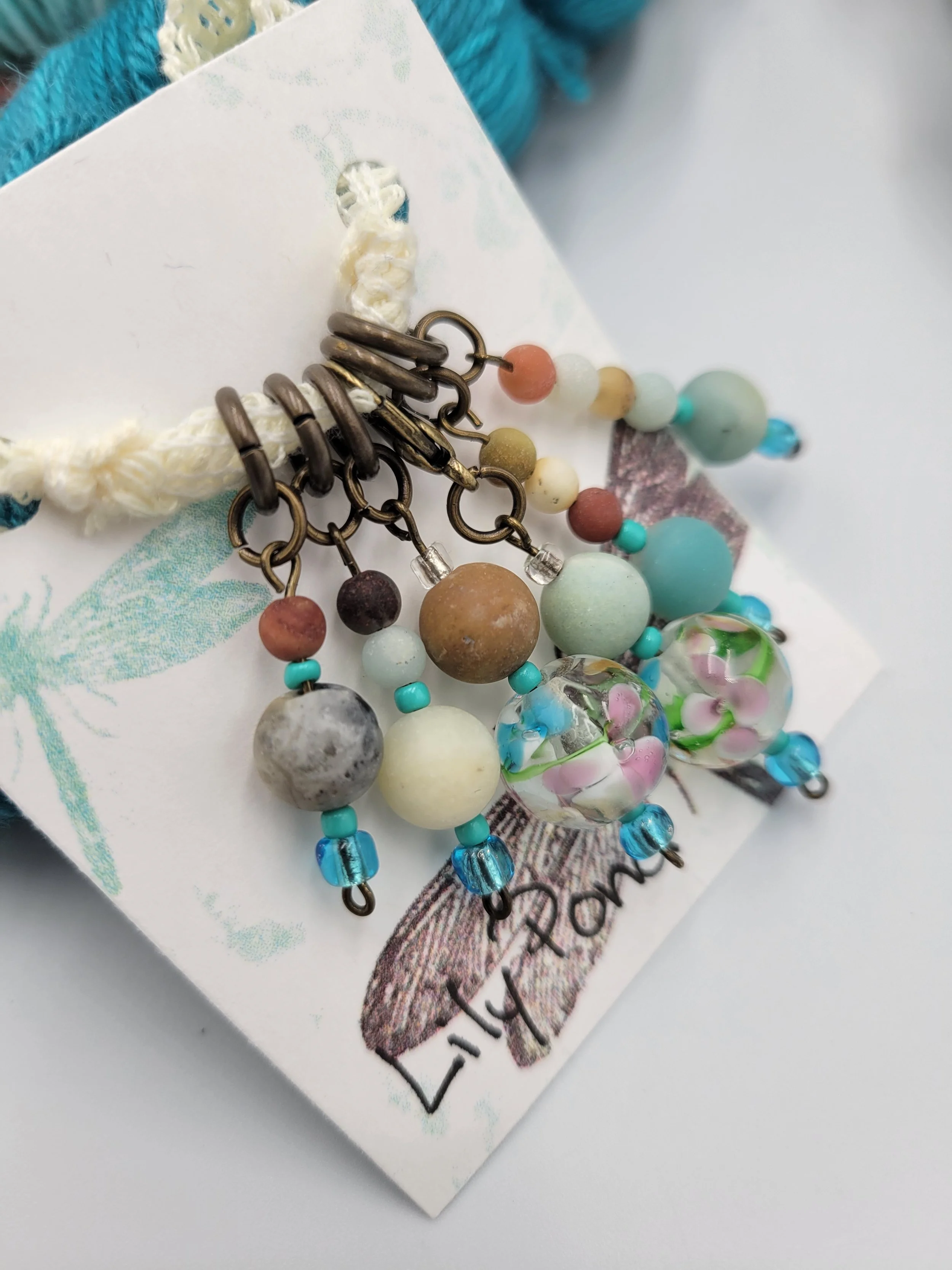 Lily Pad Stitch Marker Set