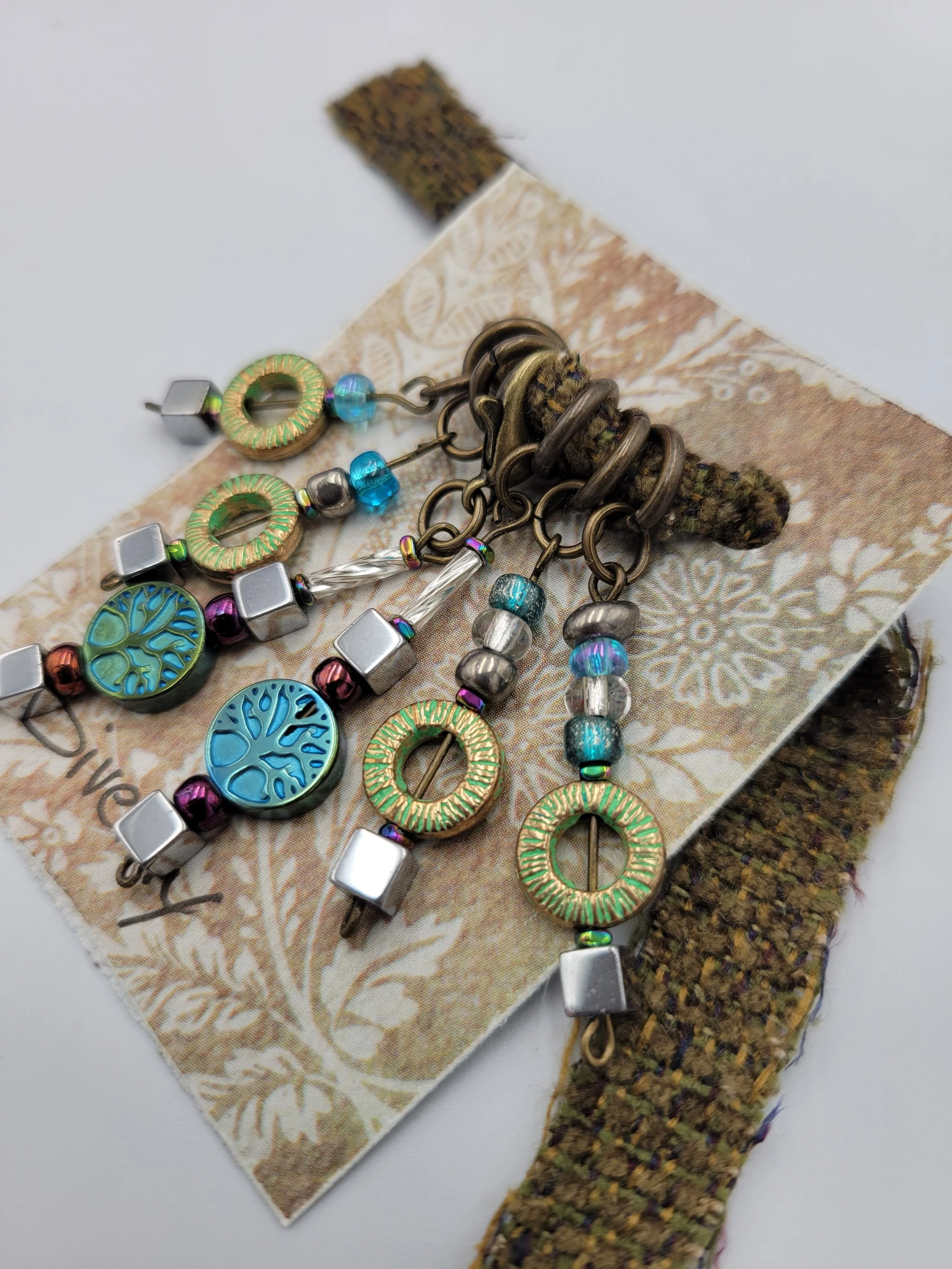 Giverny Stitch Marker Set
