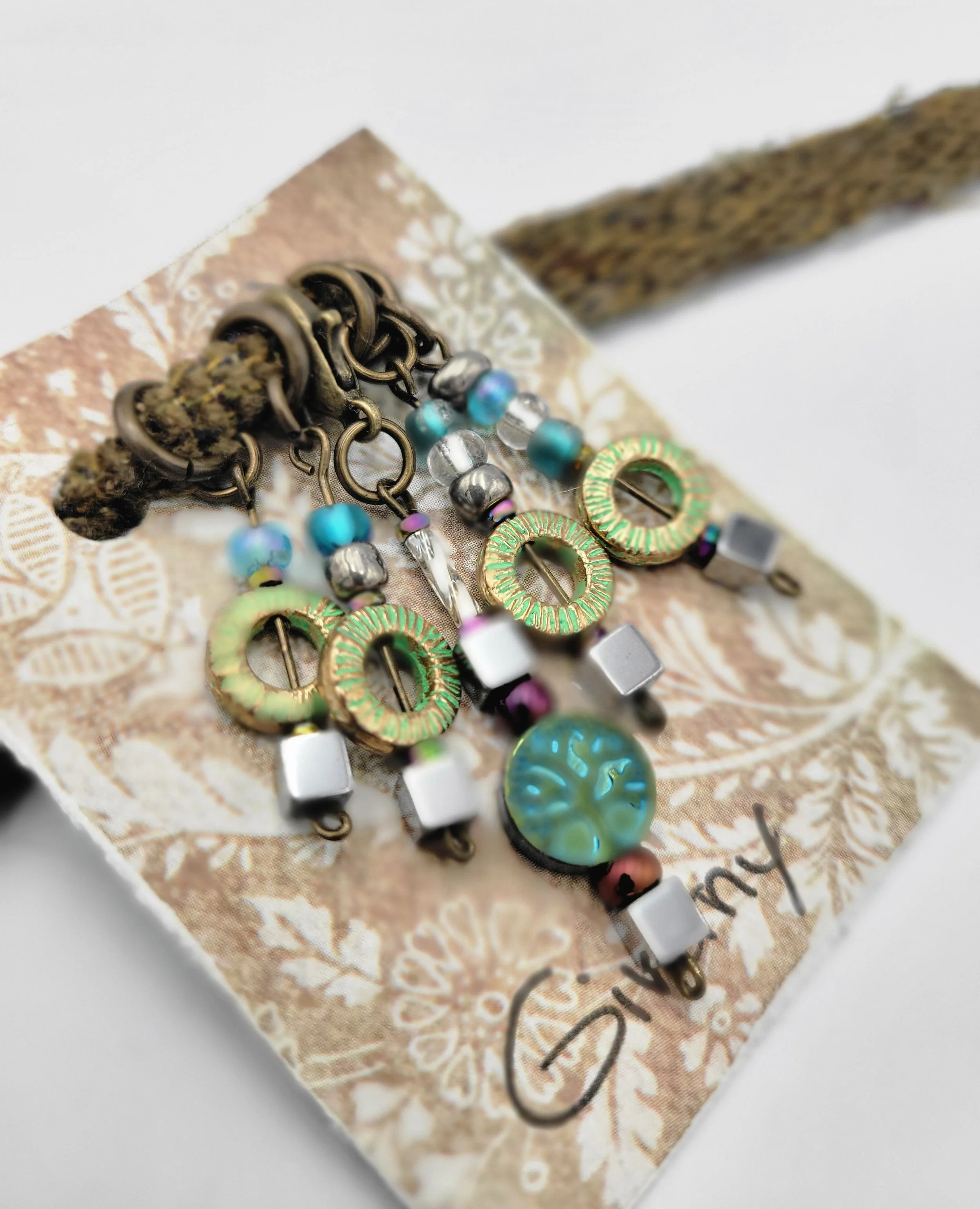 Giverny Stitch Marker Set
