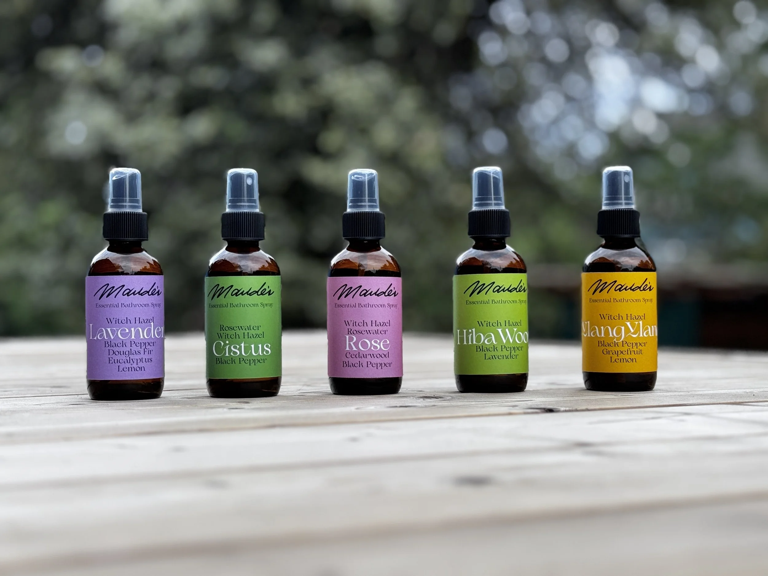 Maude's - Natural Essential Oil Bathroom Sprays 