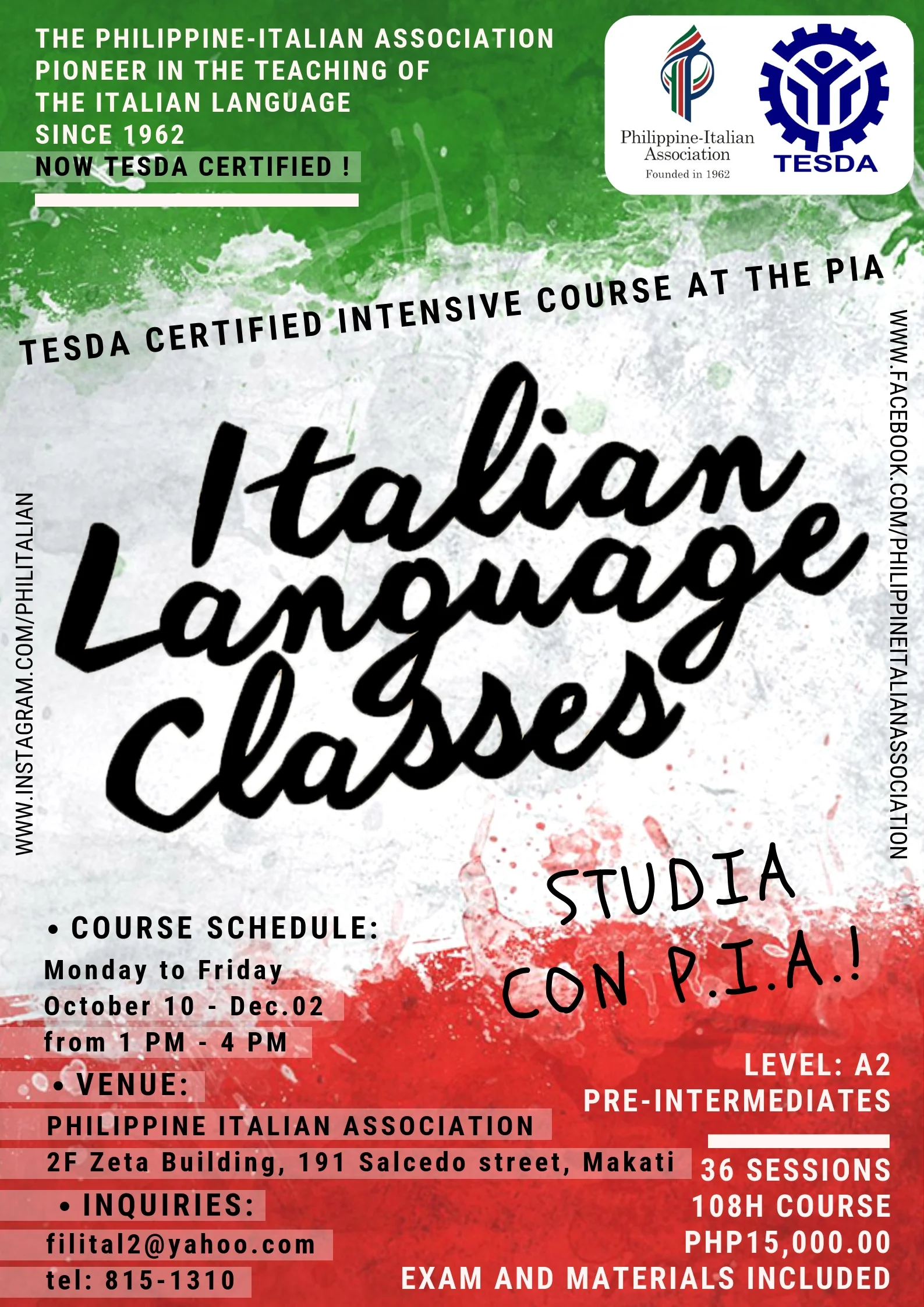 Italian language A2 Oct..jpg