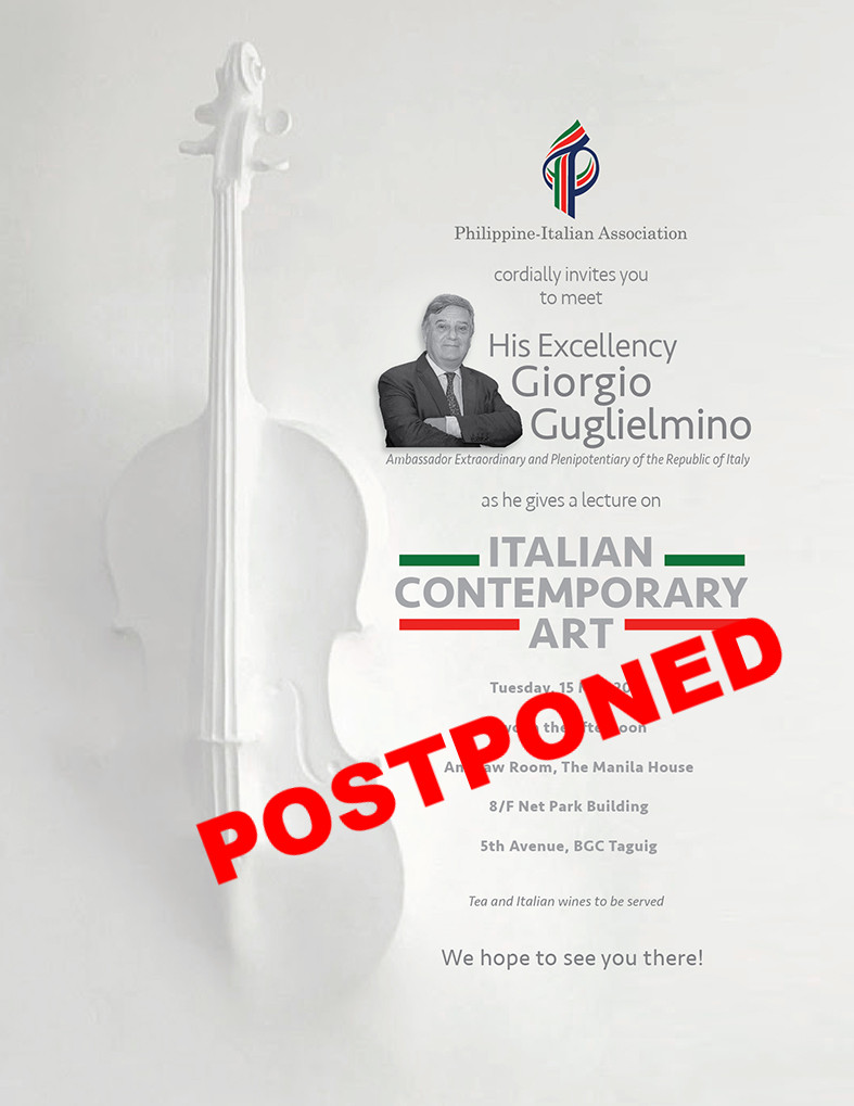 Meet the Ambassador: "Aspects of Italian Contemporary Arts"