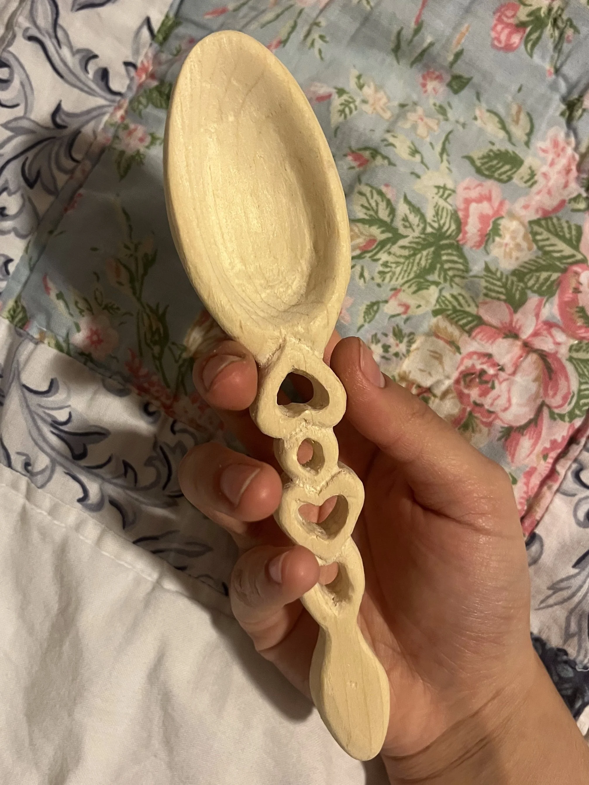 Hand-Carved Welsh Love Spoon, 2025