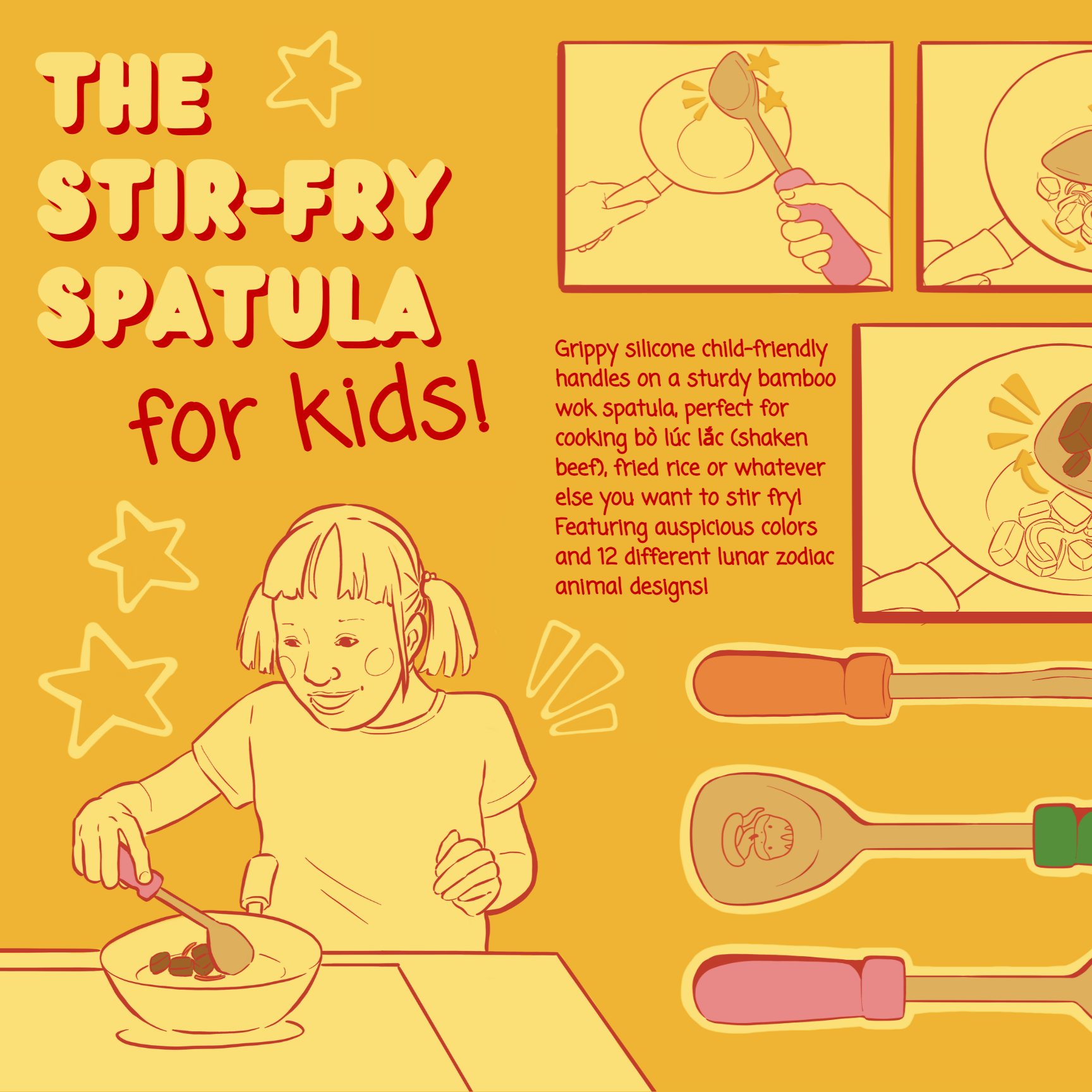 Kids' Stir-Fry Spatula