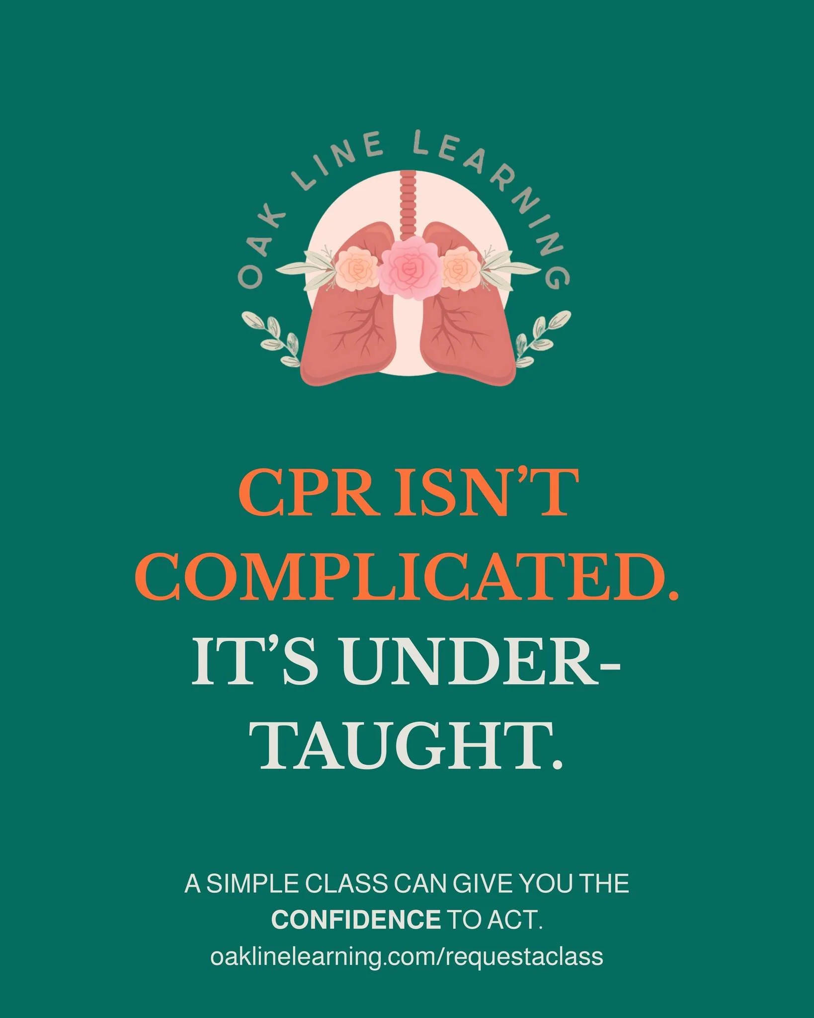 🚫 The problem isn&rsquo;t the skill. It&rsquo;s the way it&rsquo;s taught.
We break it down so it actually sticks&mdash;because confidence isn&rsquo;t optional in an emergency.
💻 Join a class that actually prepares you: oaklinelearning.com/requesta