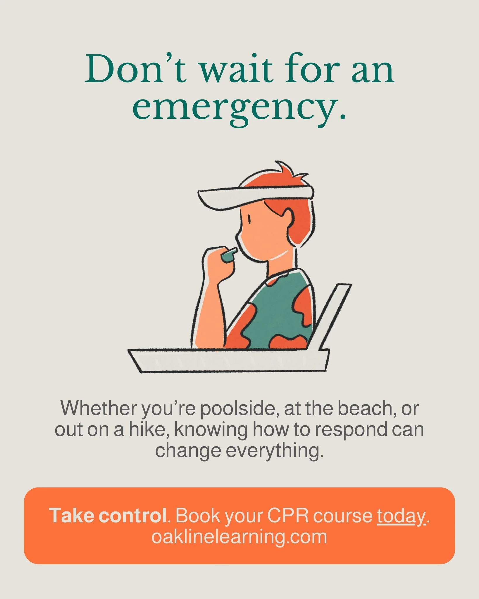 Emergencies don&rsquo;t come with a warning but you can be ready anyway.
Whether you're poolside, on a hike, or at the park, knowing how to respond before help arrives saves lives.
🛟 Learn CPR now. It&rsquo;s one skill you&rsquo;ll never regret havi
