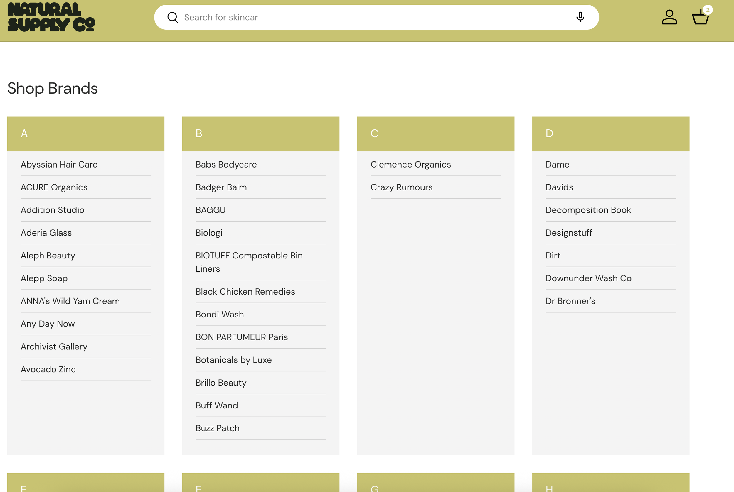 Editable Brands Index