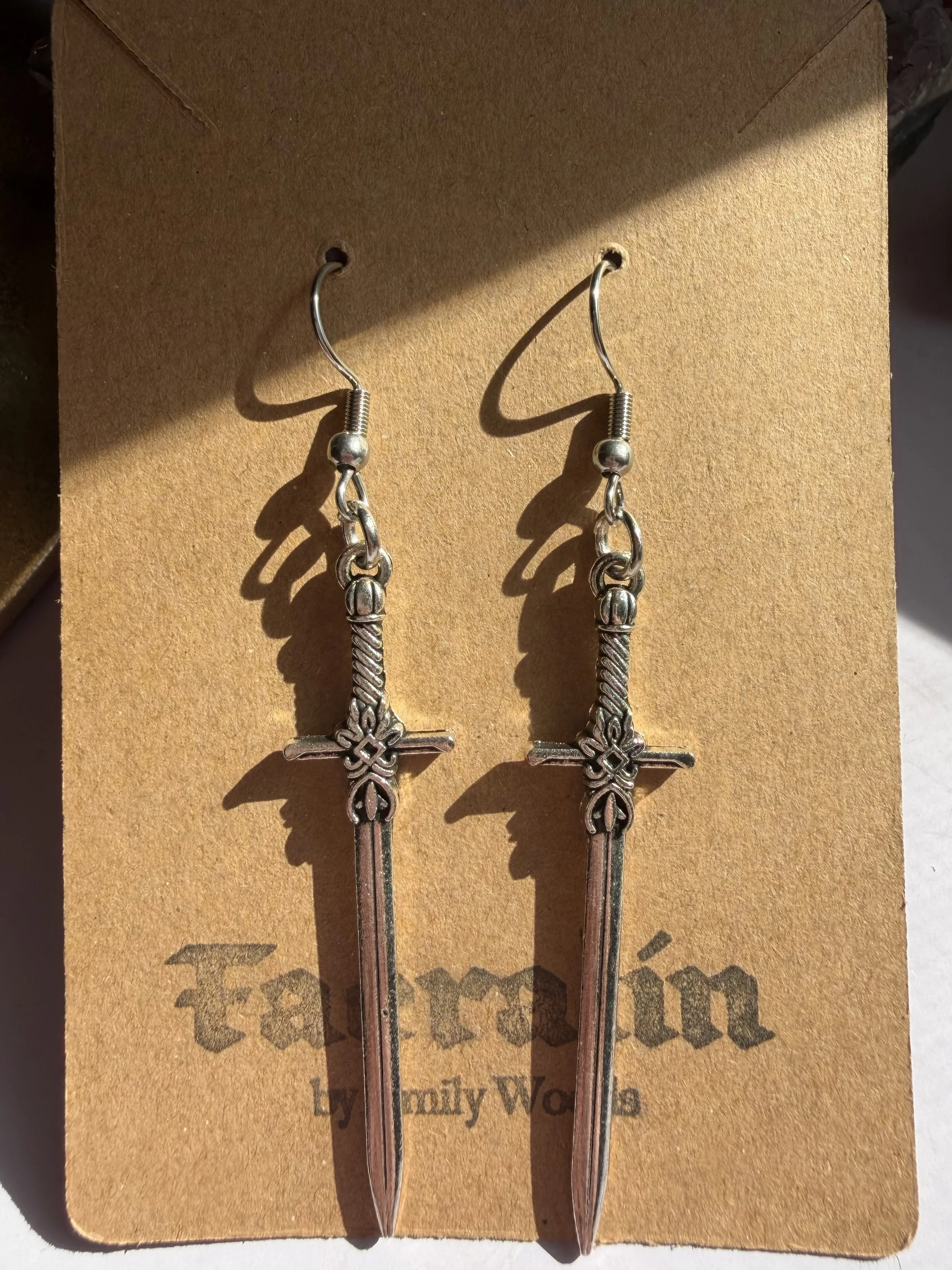 Sword Earrings