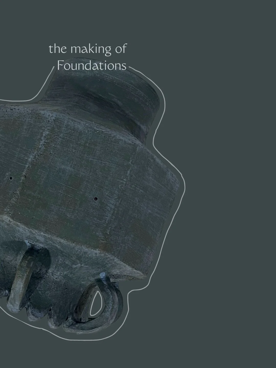 In July 2024 we walked into a small ceramic studio in Barcelona.

One meeting turned into three hours. Sketches in a hotel room became prototypes.

A year later, we returned to refine the glazing colours in person.

And now, Foundations is almost her