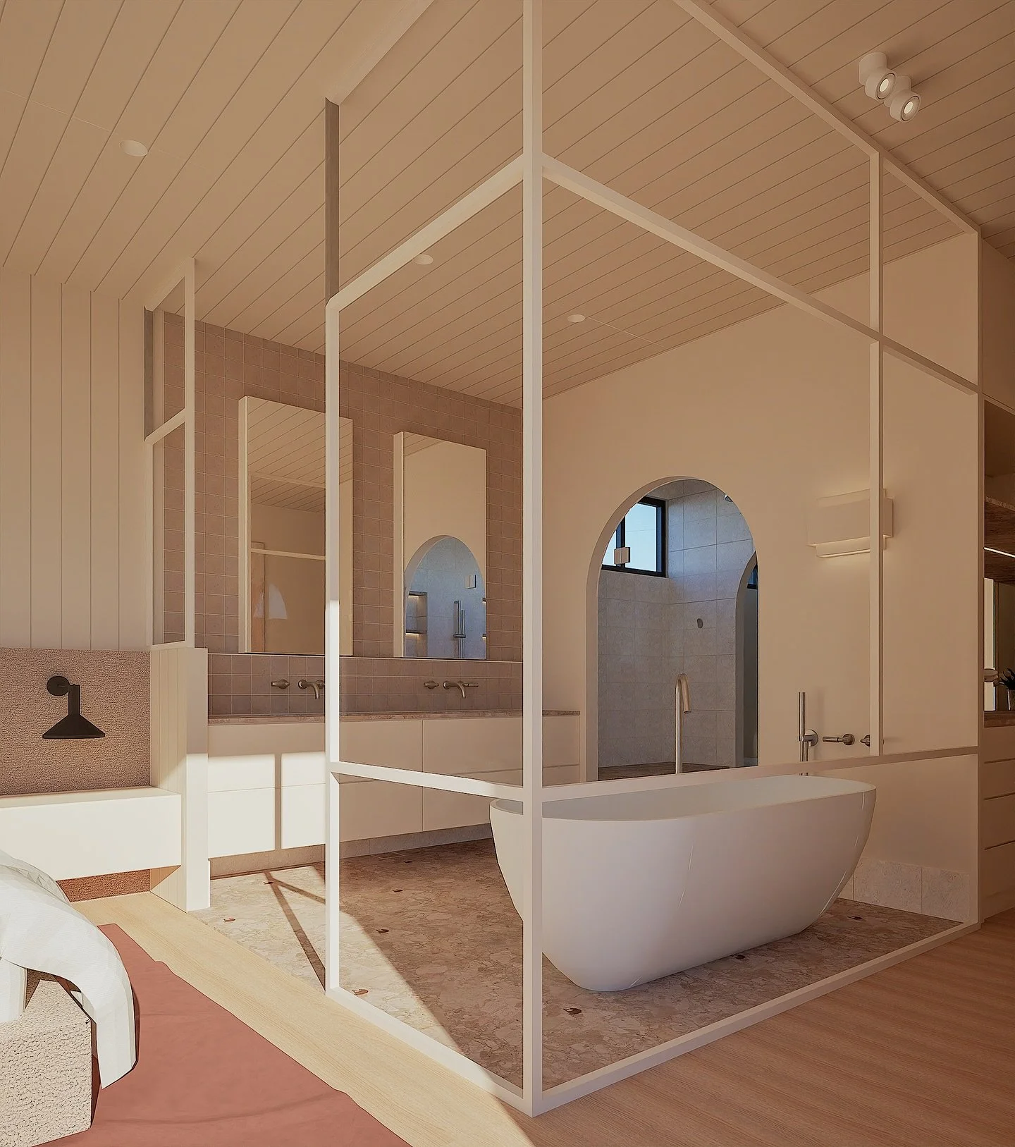 Introducing the master retreat &mdash;&nbsp;designed to bring joy to the everyday, where everyday feels like a holiday at home.⁠
⁠
⁠Project: Black Palms⁠
Interiors &amp; Renders: Studio Beck⁠