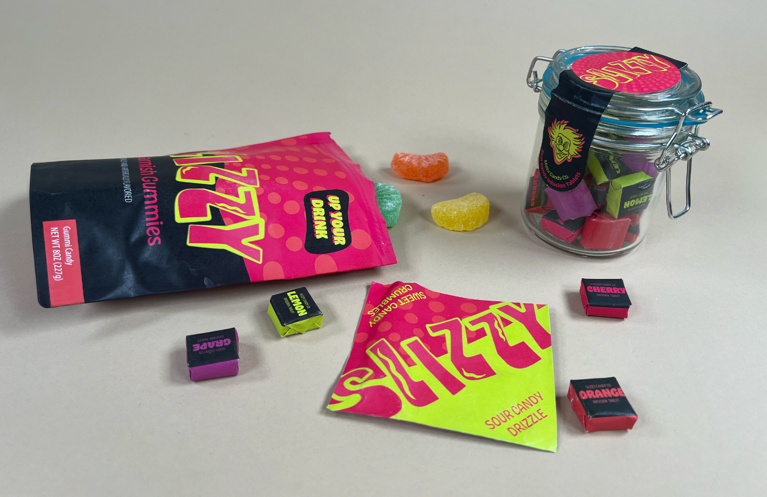 Solution Slizzy Slizzy Candy Packaging — Erin Bousquet