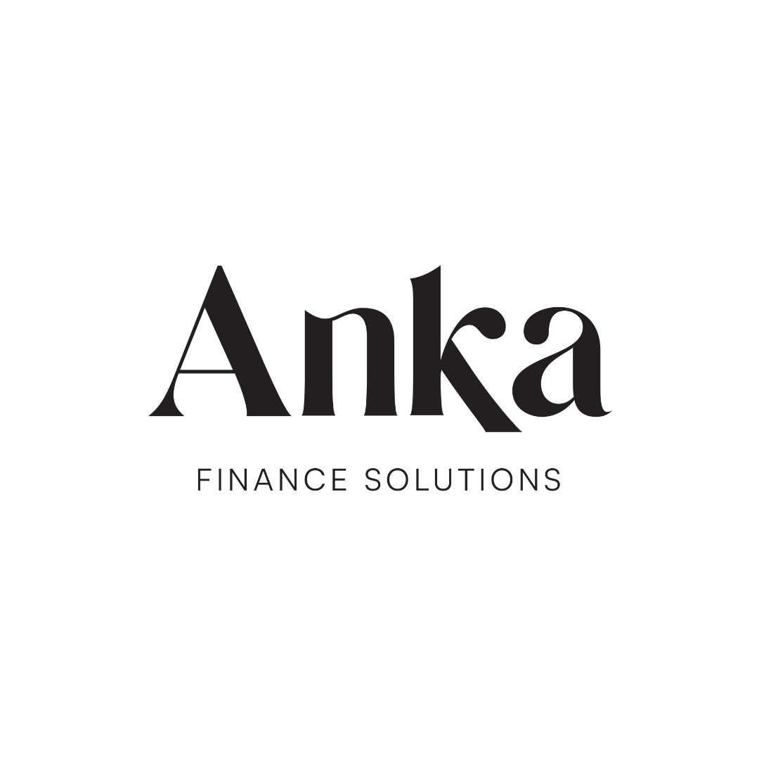 Black background with the words 'Anka' in large font and 'FINANCE SOLUTIONS' in smaller font below.