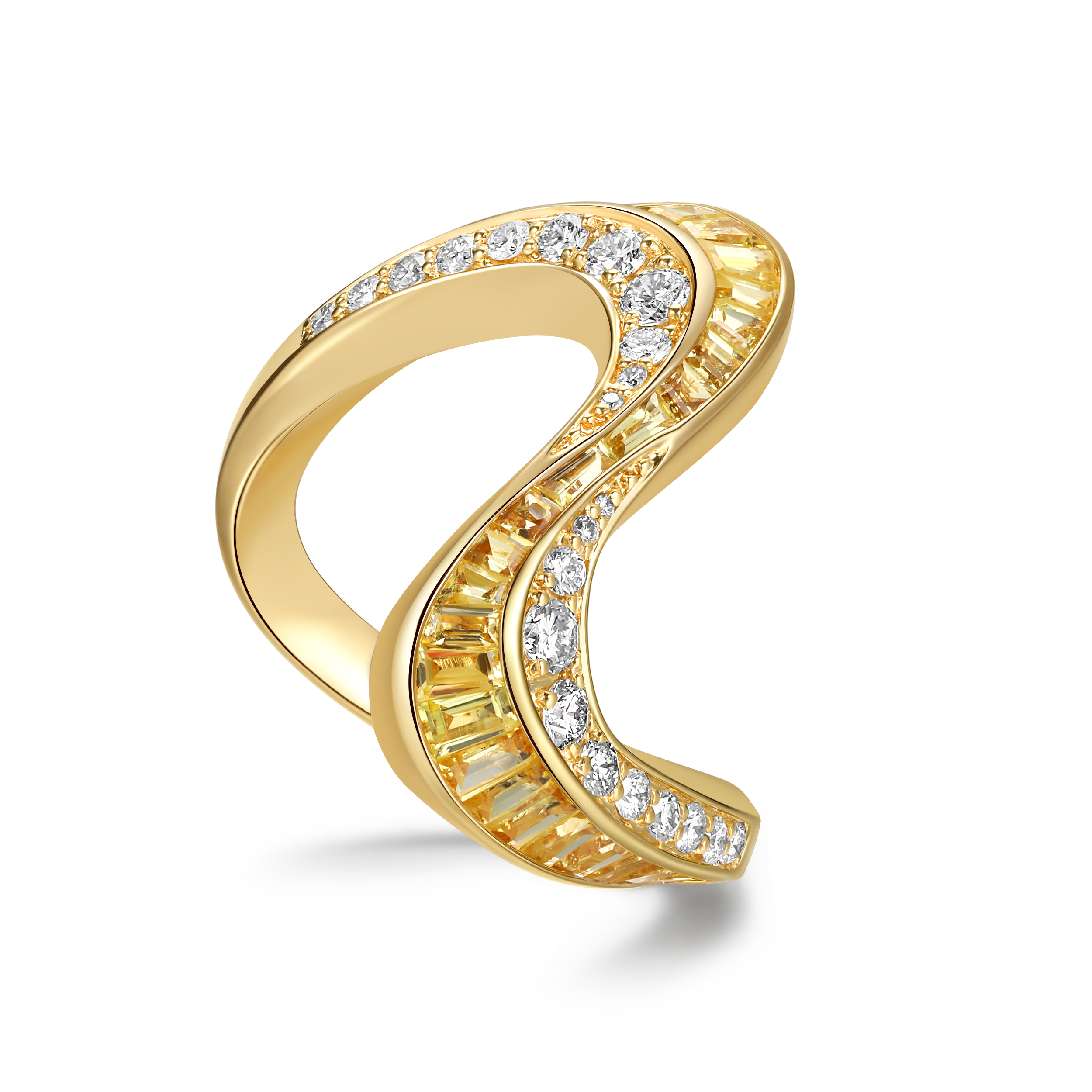 Stream Flow - Yellow Sapphire