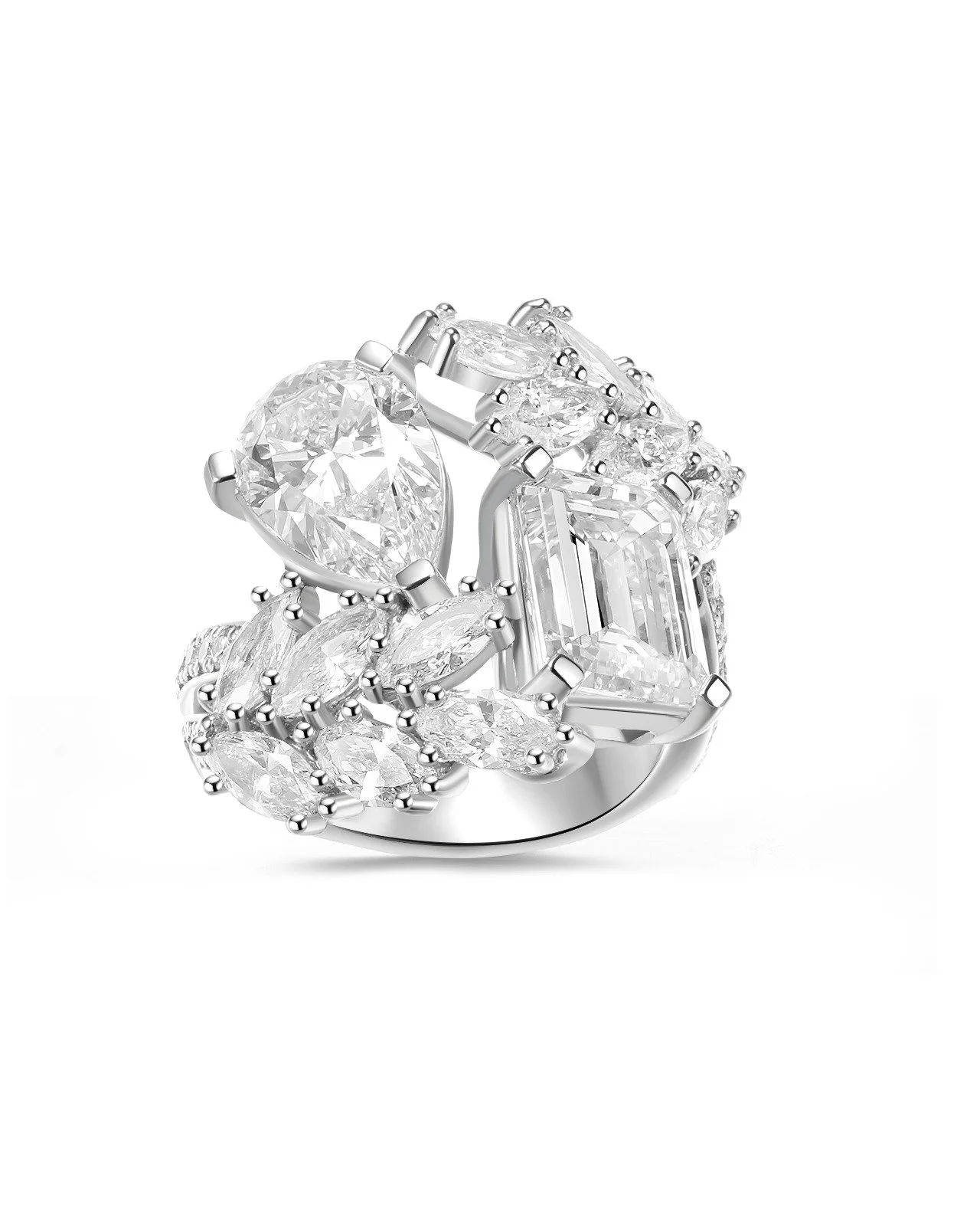 I brought back life of Jackie Kennedy&rsquo;s engagement ring from 1953 for my customer

Featuring 2CT Pear and 3CT Emerald Diamonds surrounded by clusters of Marquise diamonds set on platinum

#jewelrydesigner #losangeles #finejewelry #customjewelry