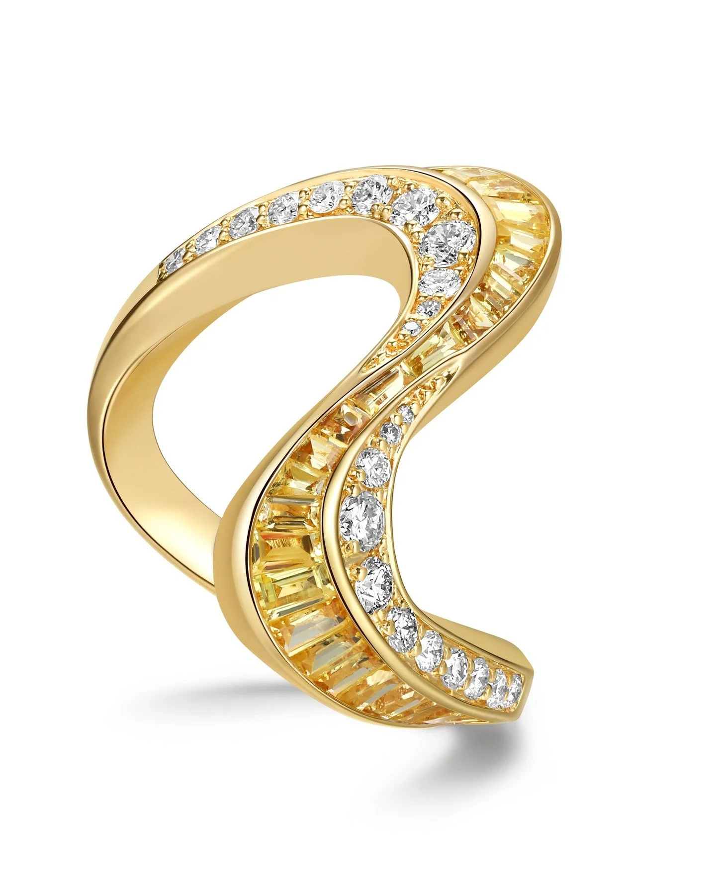 EP.134
Signature Stream Collection Ring - featuring yellow sapphires set on 18K yellow Gold

#jewelrydesigner #losangeles #finejewelry #customjewelry #entrepreneur #danielyujewelry #jewelry #engagementring #highjewelry #diamonds #sapphire