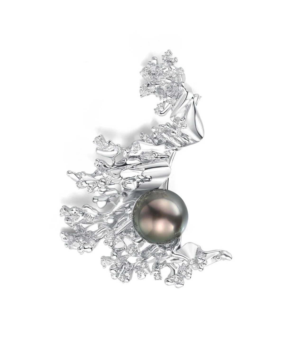 EP.141
Like a wave hits a boulder, dynamic and sculptural
Pearl Brooch

#jewelrydesigner #losangeles #finejewelry #customjewelry #entrepreneur #danielyujewelry #jewelry #engagementring #highjewelry #diamonds #brooch
