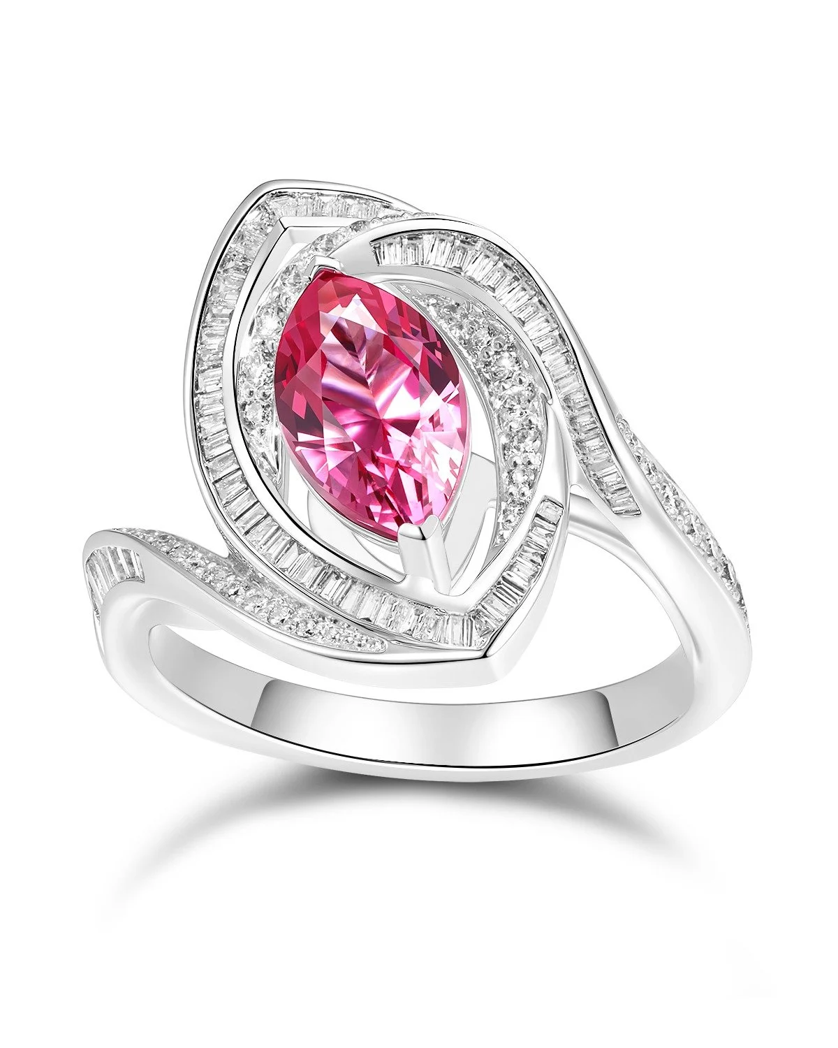Vivid pink spinel, wrapped in a whisper of baguettes. The rarest kind of romance.

Daniel Yu High Jewelry Collection
#jewelrydesigner #finejewelry #danielyujewelry #customjewelry #highjewelry