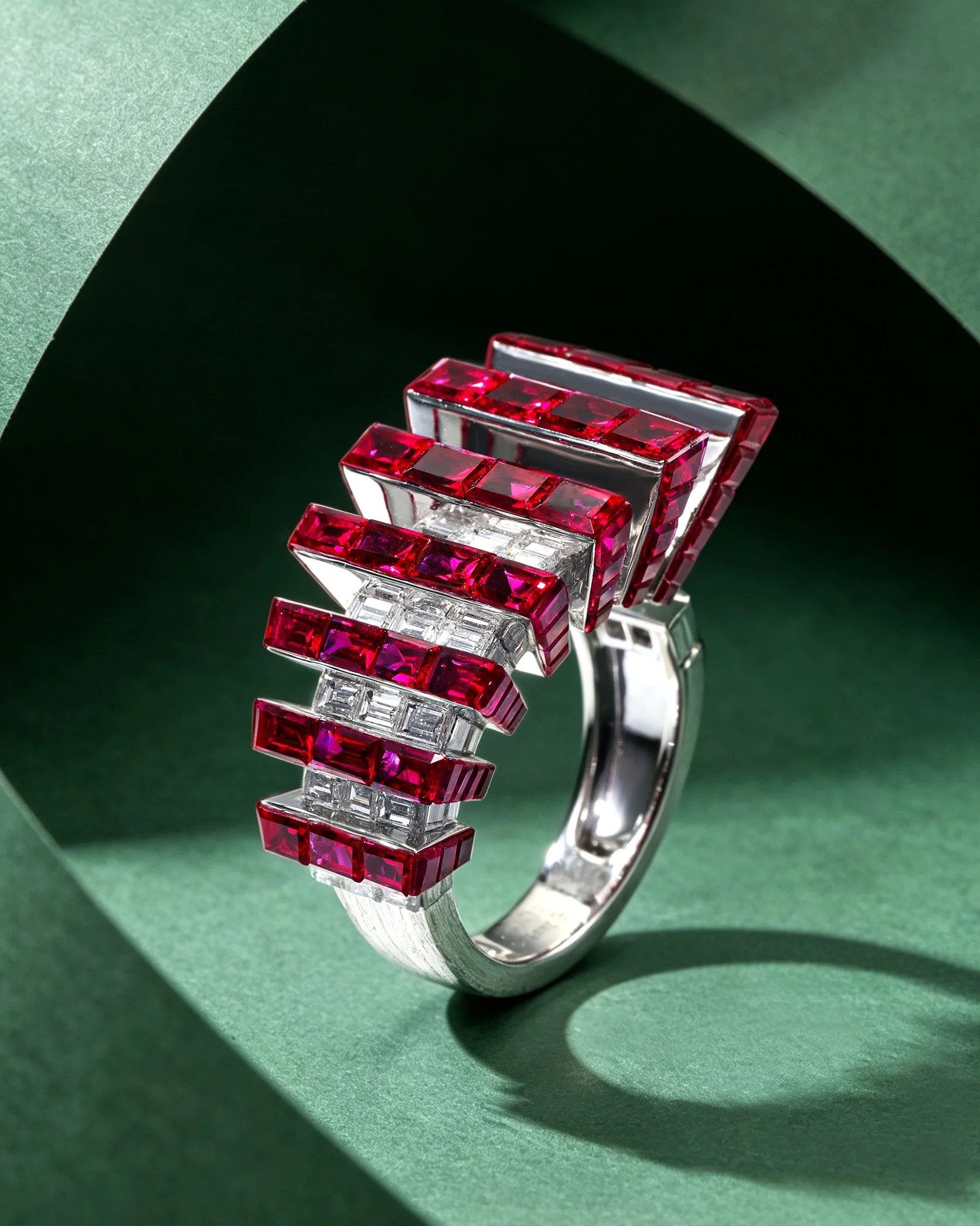 Most people think designing a horse-inspired ring means adding a horse onto the ring.
I think the opposite.

To me, design is about restraint.
Editing.
Control.

The tension of forward motion.
The rhythm of repetition.
Architectural balance held in p
