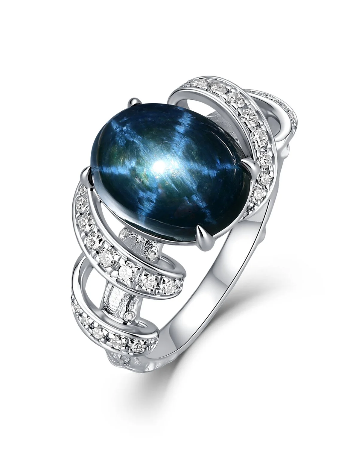 Bespoke Creation for a client featuring a gorgeous blue sapphire centers stone. 

The design features curves wrapping around the branches like lights dancing around the center stone. 

#jewelrydesigner #finejewelry #danielyujewelry #customjewelry #hi