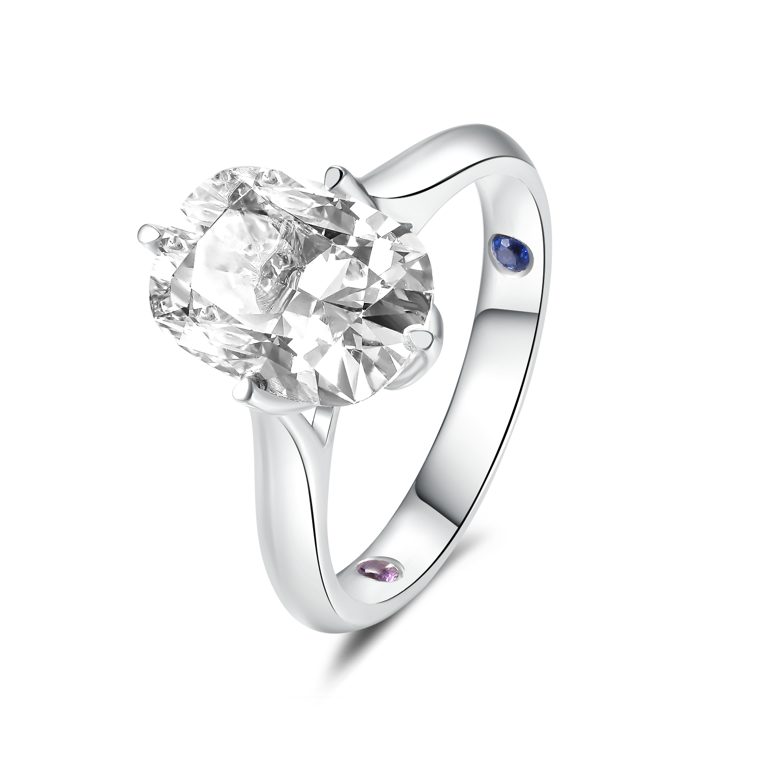 Compass Setting with Birthstone Customization