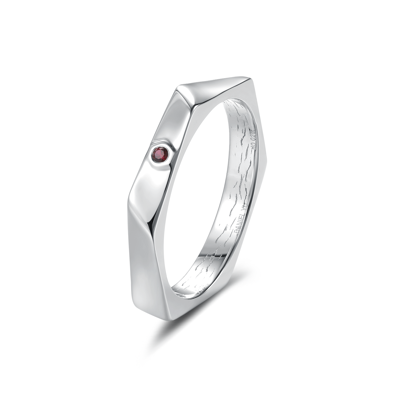 Hexagon Wedding Band