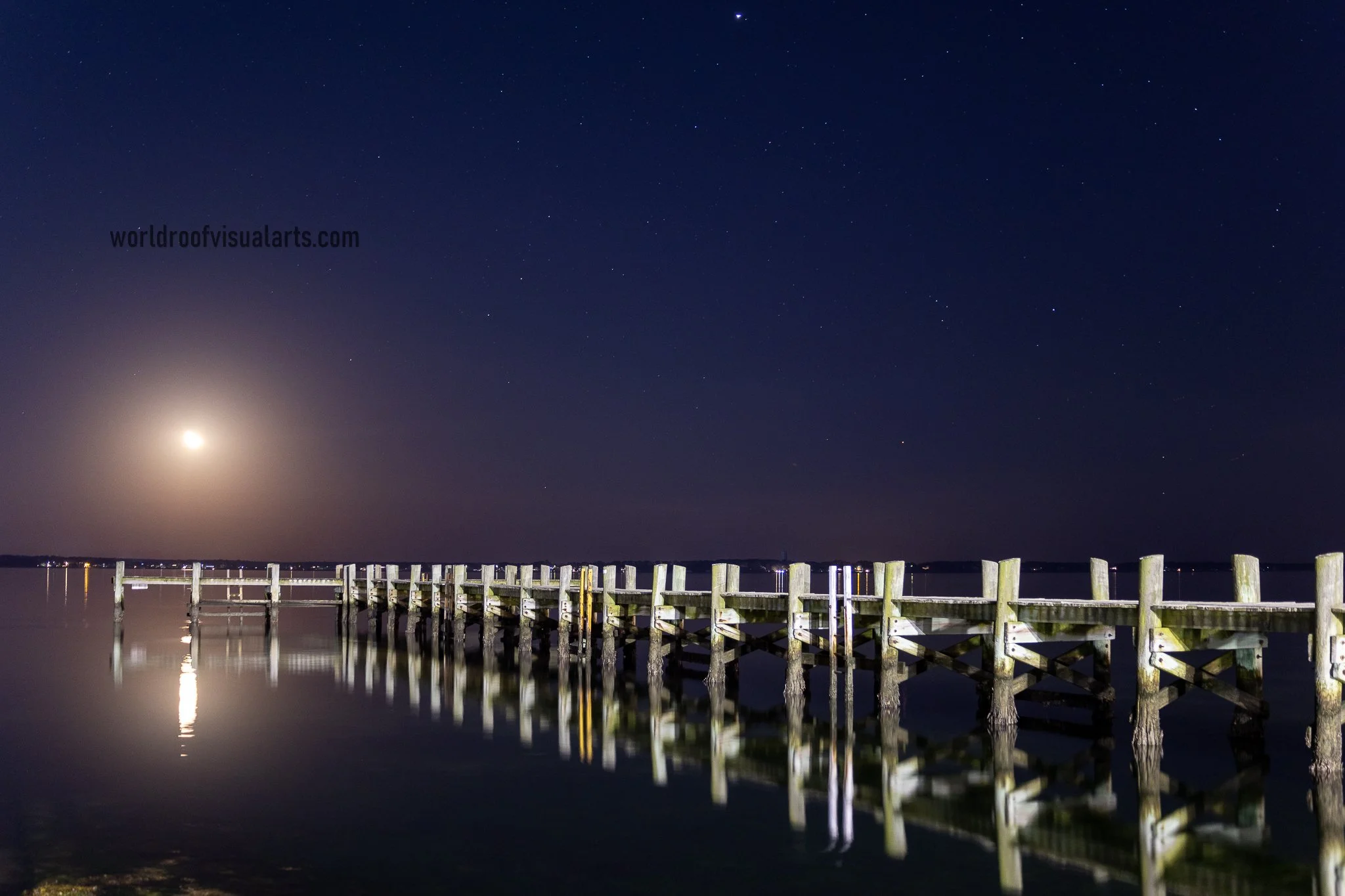 Late Night talk at the dock near Cisco- New Bedford