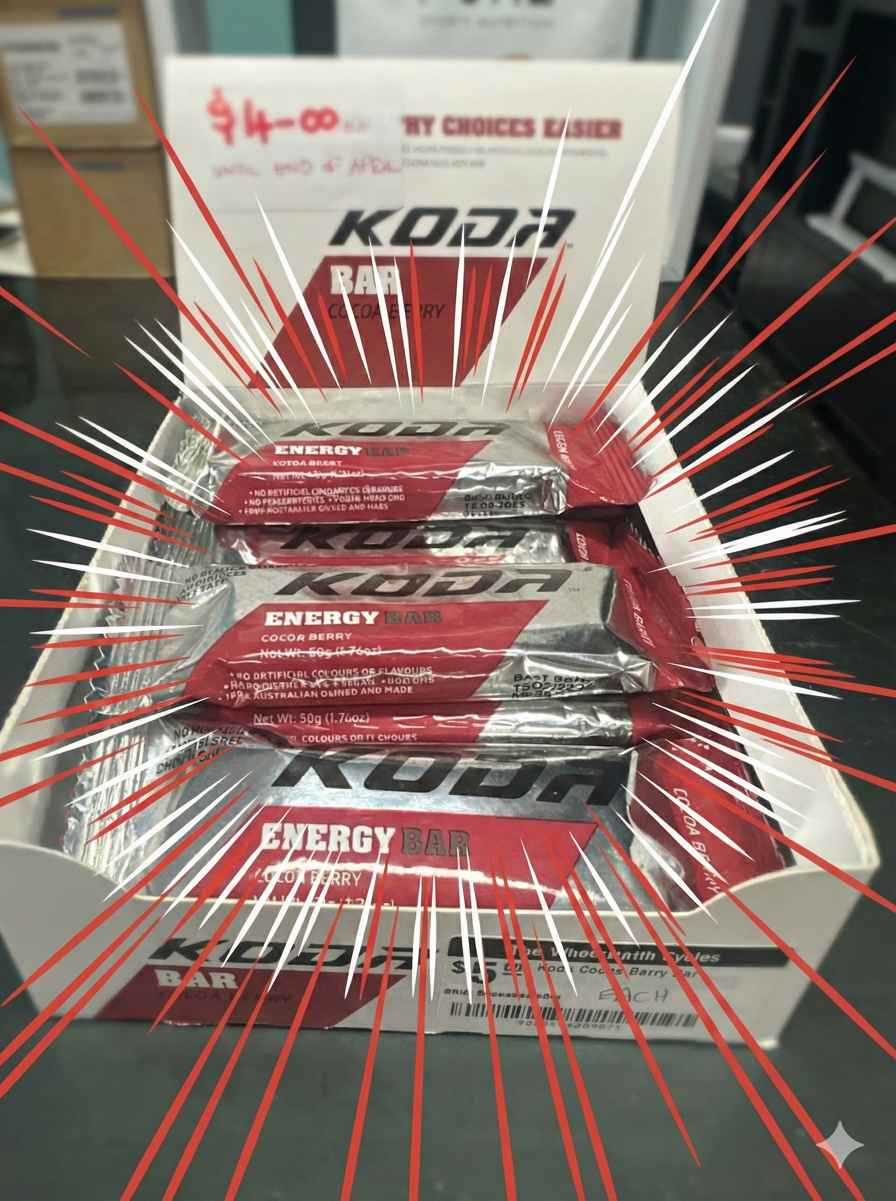 Koda Cocoa Berry Energy Bar