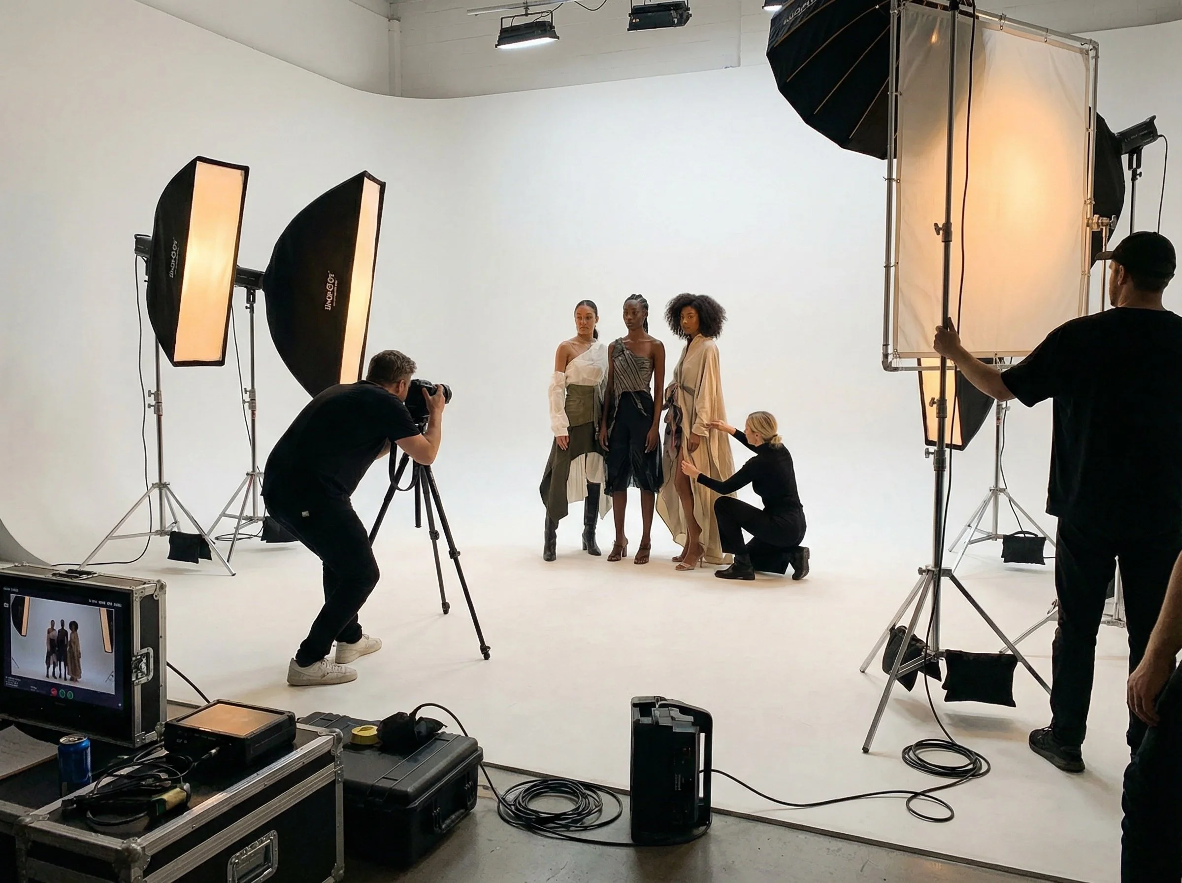 LB Casting Agency realizza servizi fotografici professionali per brand, e-commerce e campagne pubblicitarie. Organizziamo shooting fotografici con modelle e modelli, curando casting, produzione e direzione creativa. Creiamo contenuti visivi di alta q