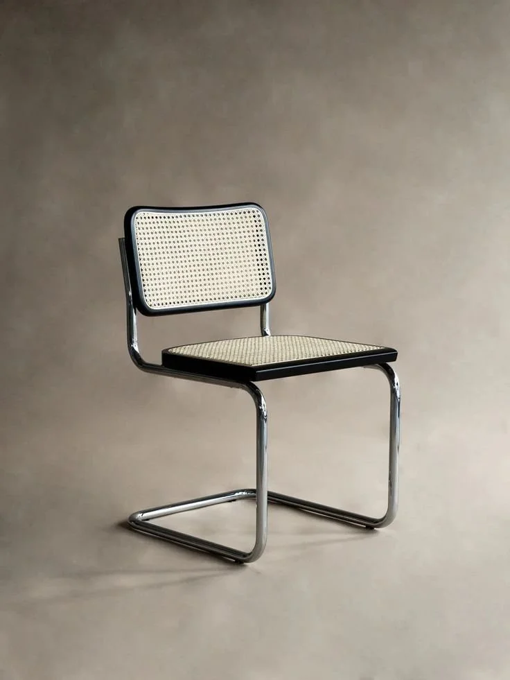 'Cesca' chair designed by Marcel Breuer in 1926 and hugely popular in the 1970s.jpg