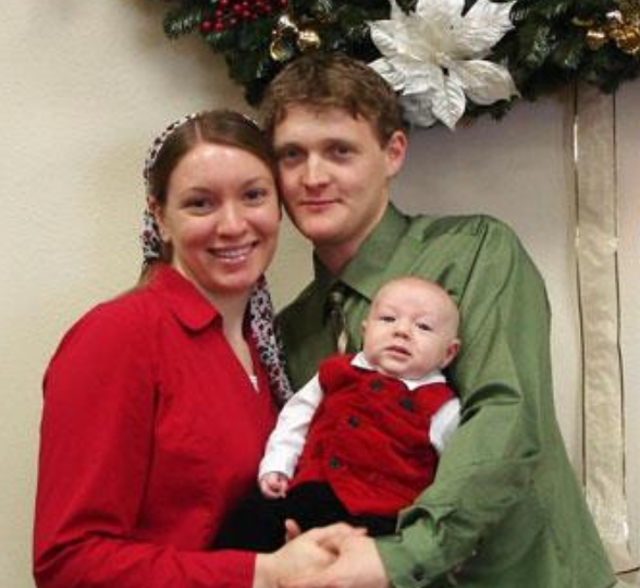 Joanna, Stephen &amp; baby Nicolas December, 2008