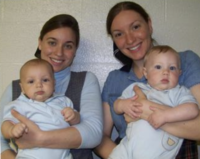 Dena (with Craig), and Joanna (with Nicolas)