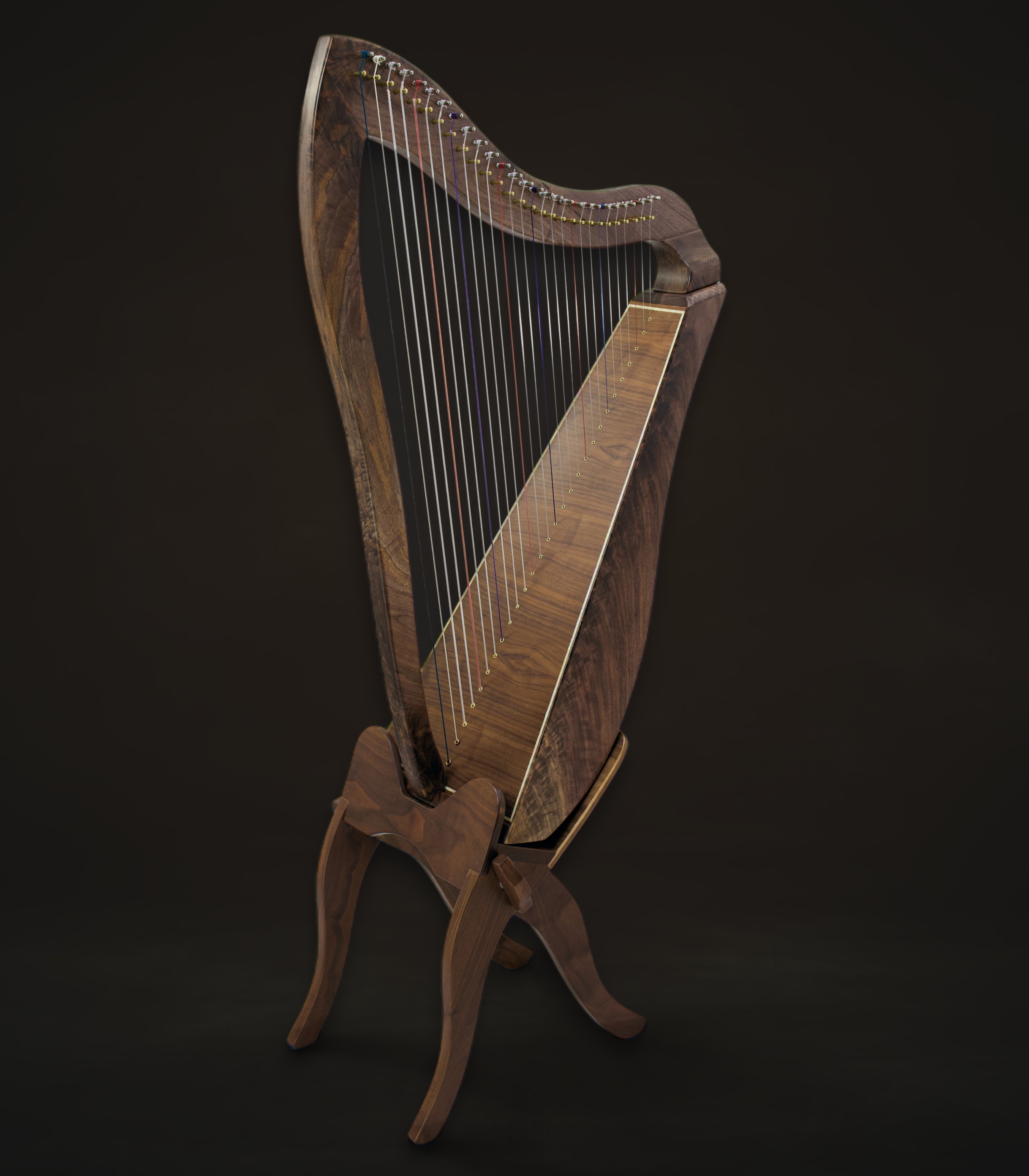 28-Bass LAP Harp #176