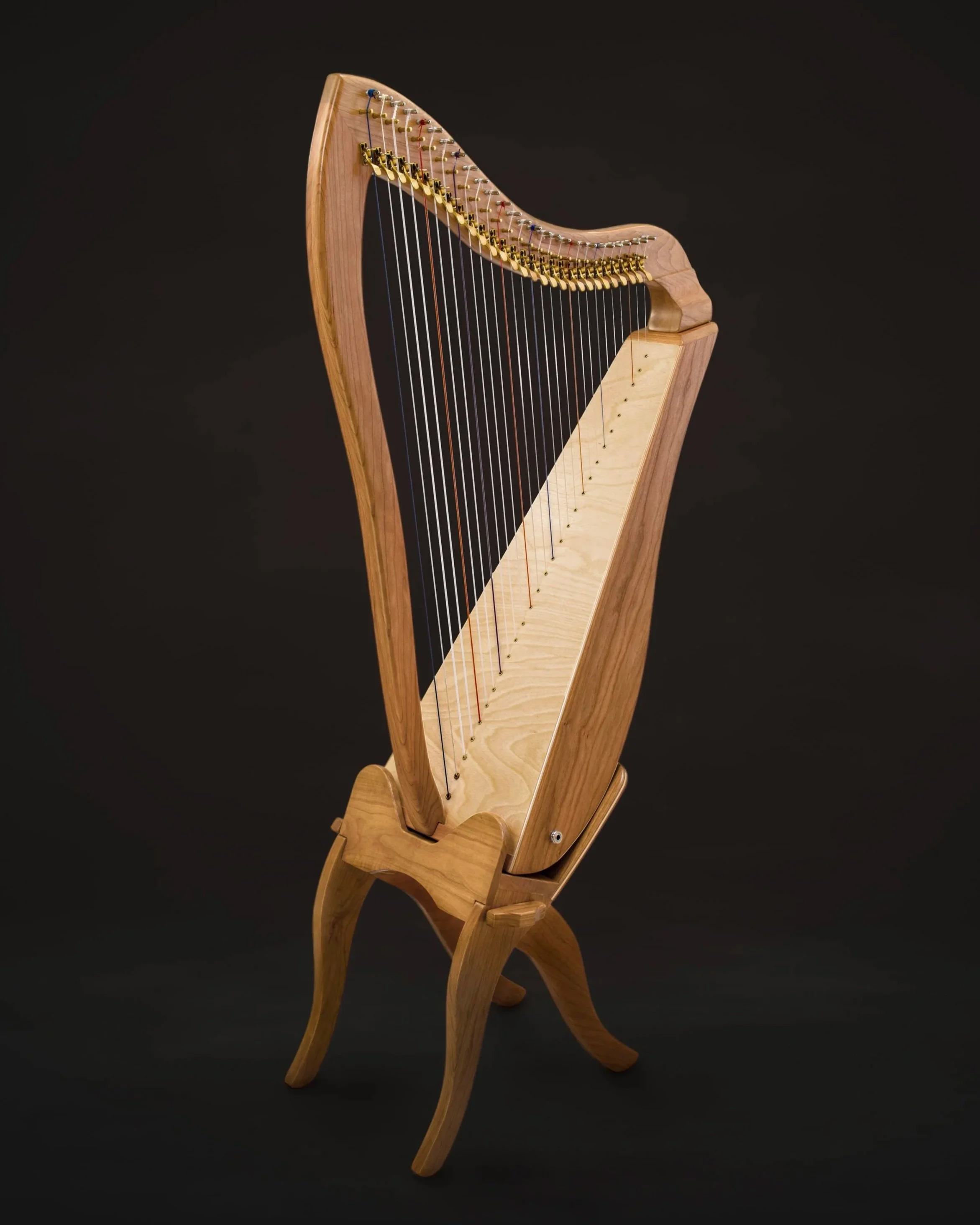 28-Bass LAP Harp | Cherry | Semi-Gloss