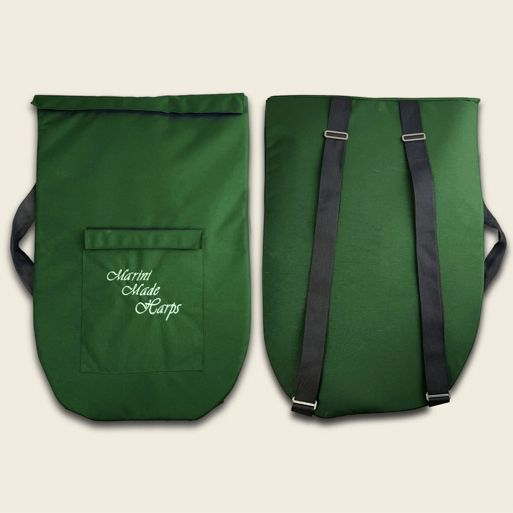 Padded Chord Harp Case | Green.jpg