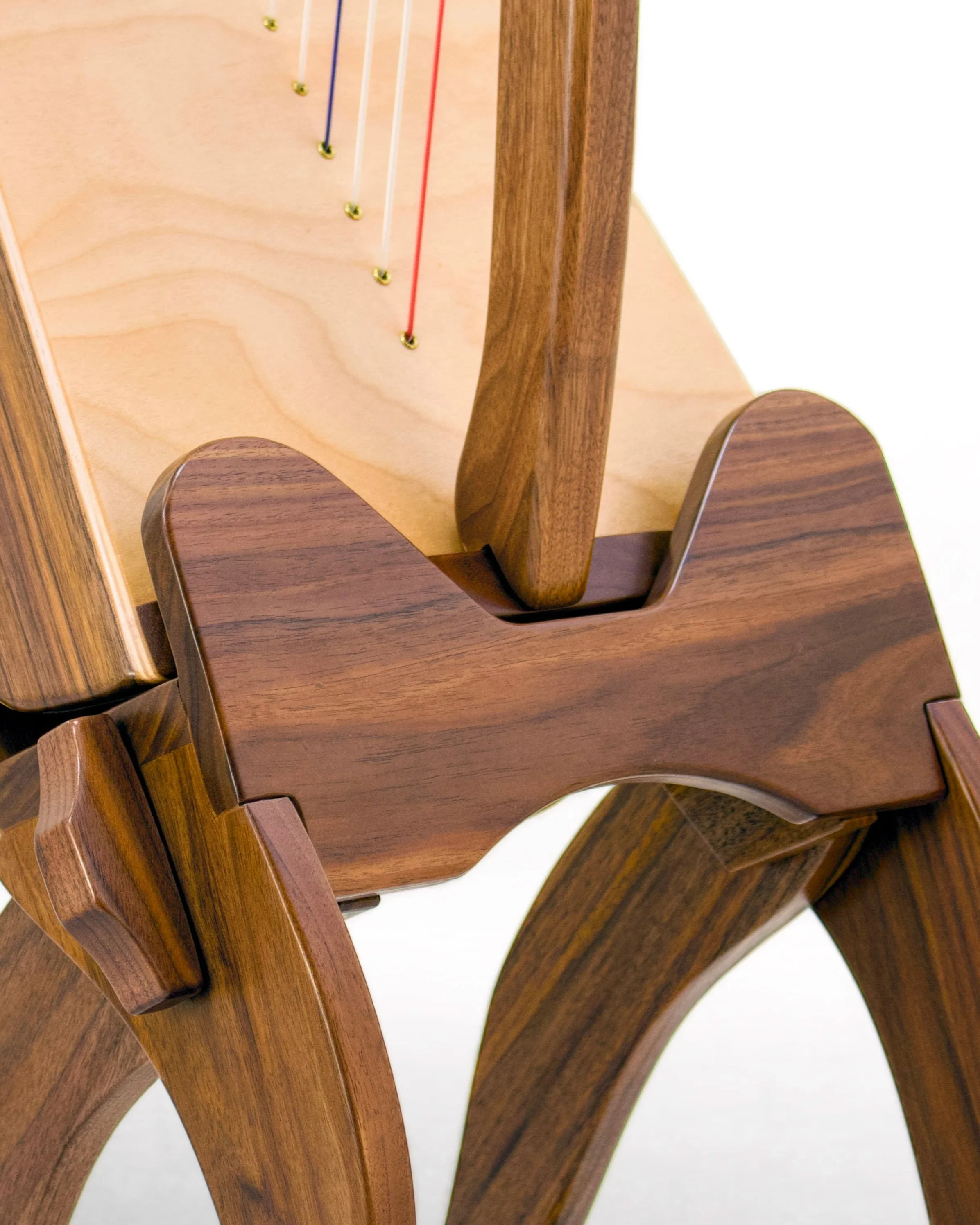 26-LAP Harp | Walnut | Semi-Gloss