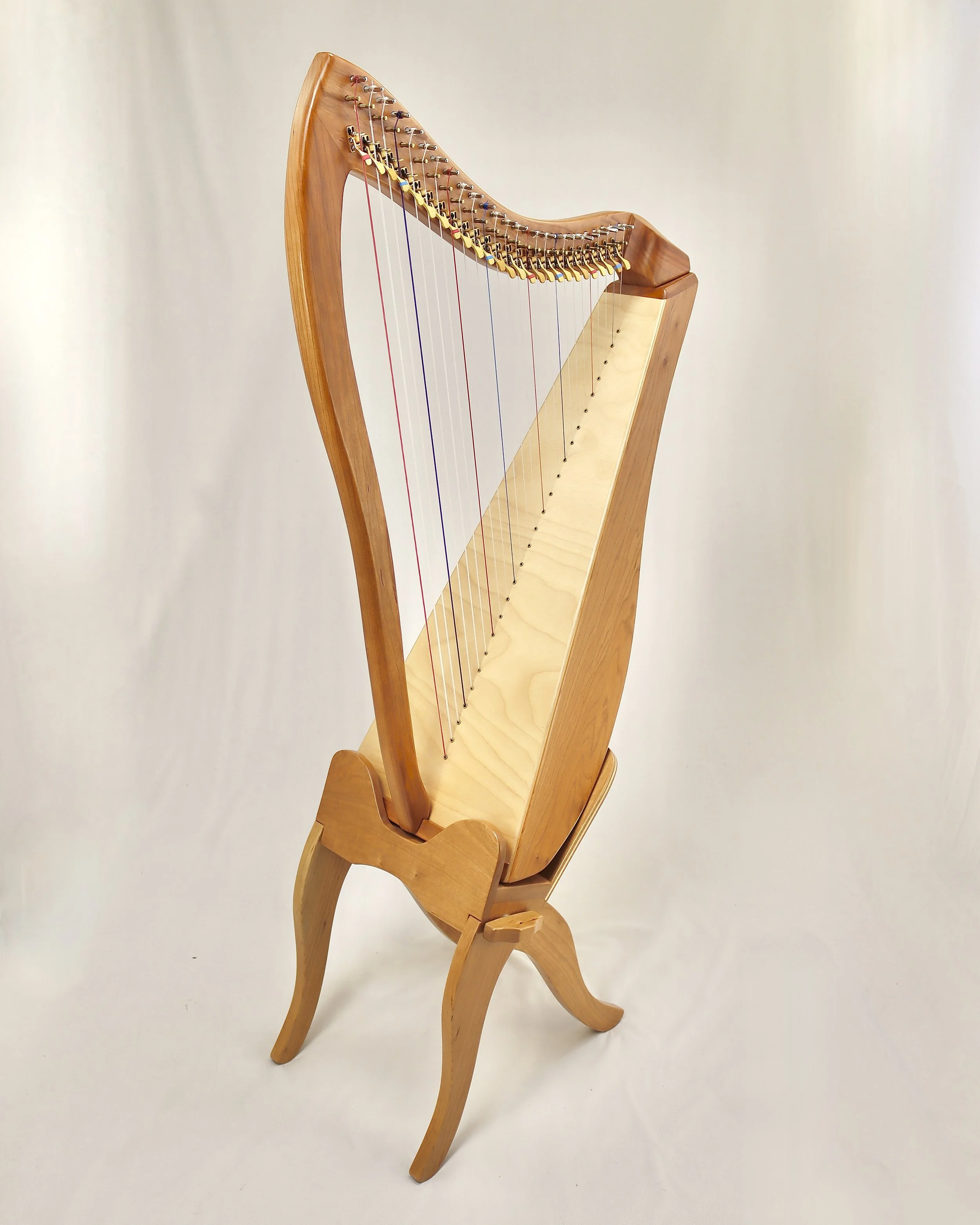 26-LAP Harp | Cherry | Semi-Gloss