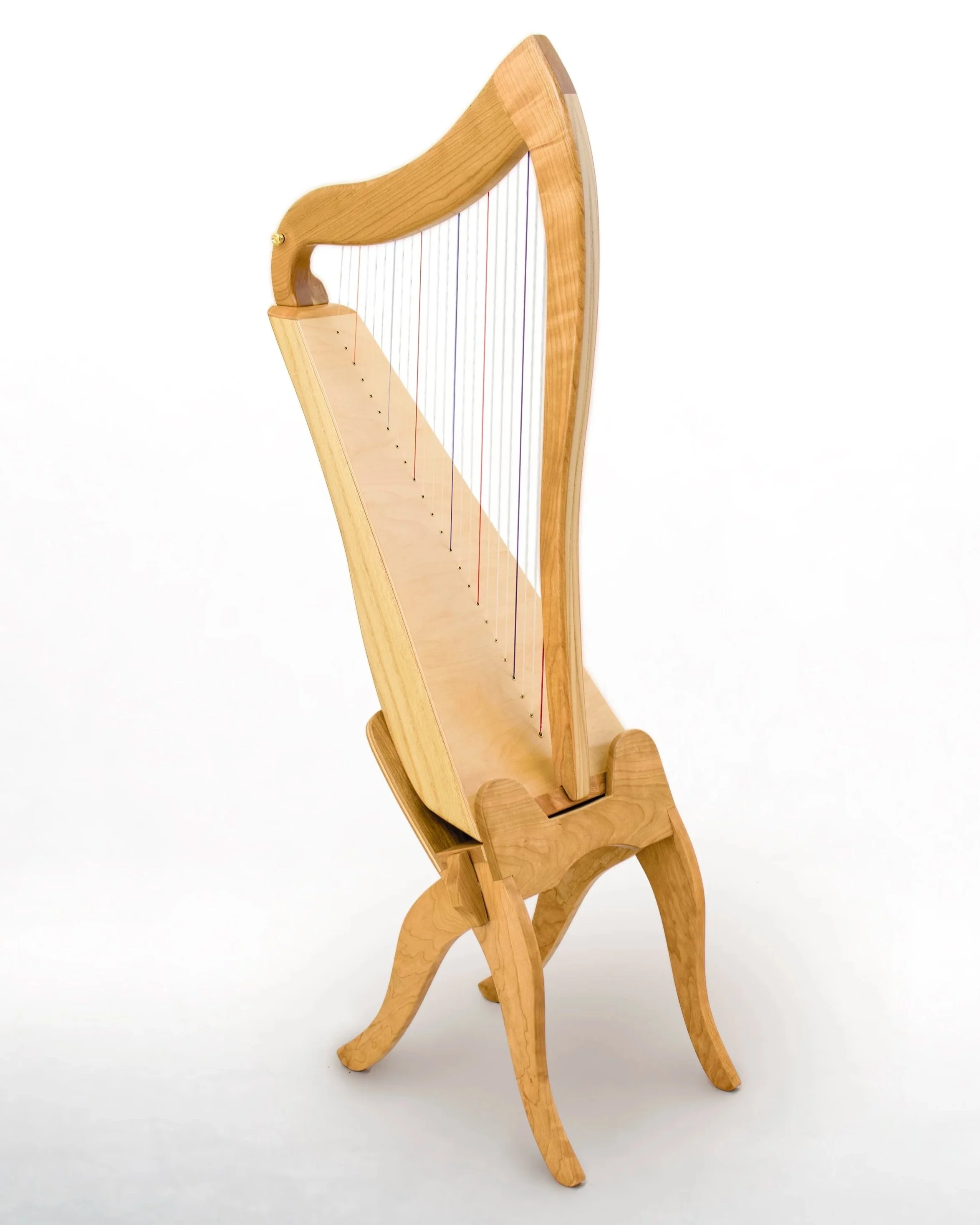 24-Therapy LAP Harp | Cherry / Paulownia | Semi-Gloss