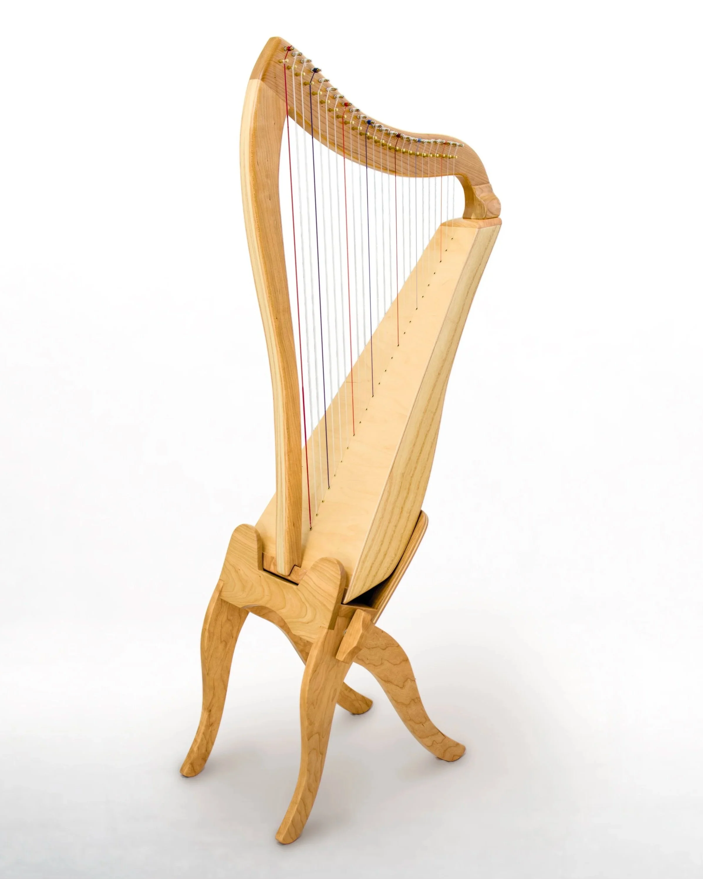 24-Therapy LAP Harp | Cherry / Paulownia | Semi-Gloss