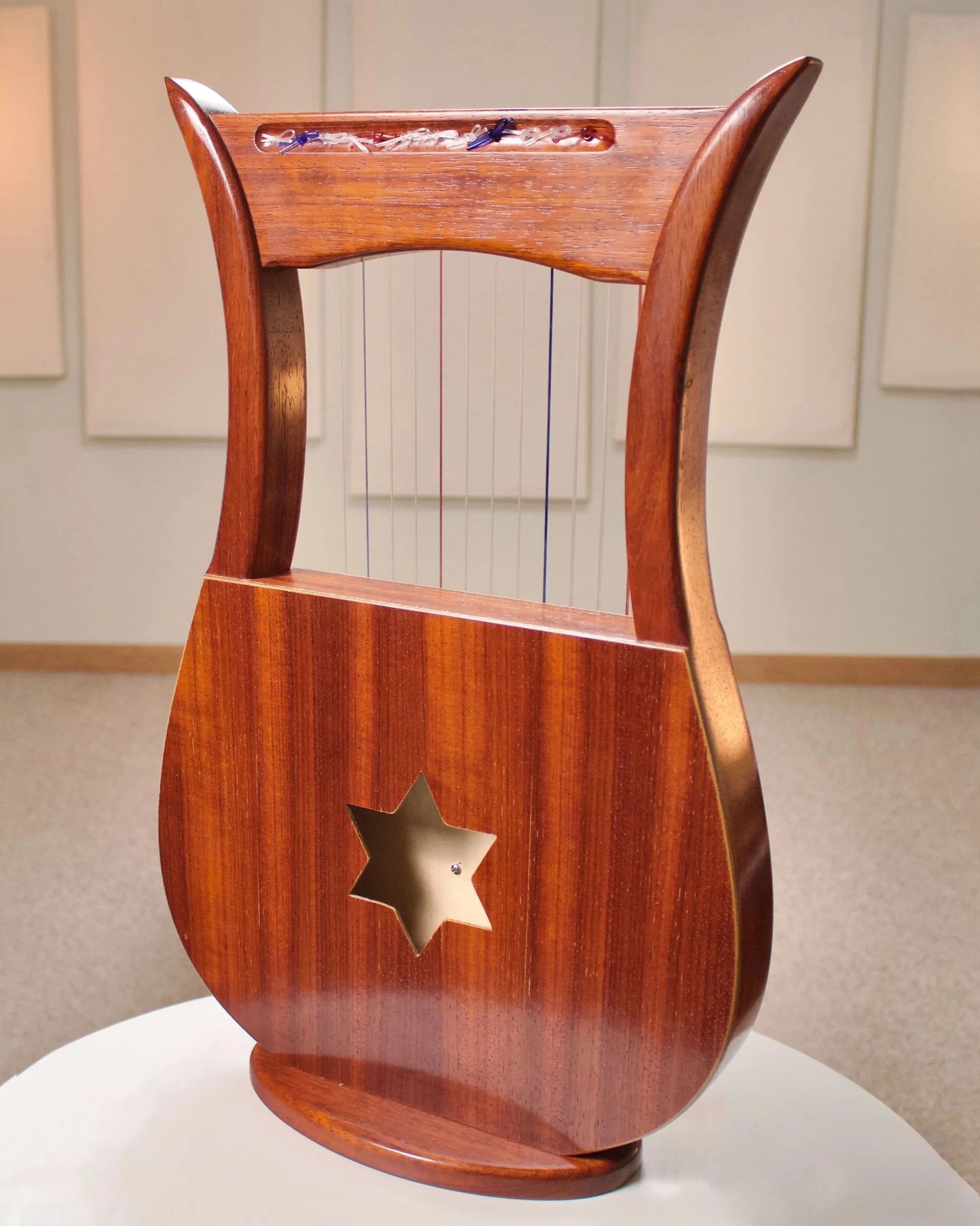 12-Davidic | Padauk | Semi-gloss | modified neck | Olive branches